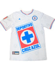 Cruz Azul 1997 Away White Champions Soccer Jersey By MadStrange