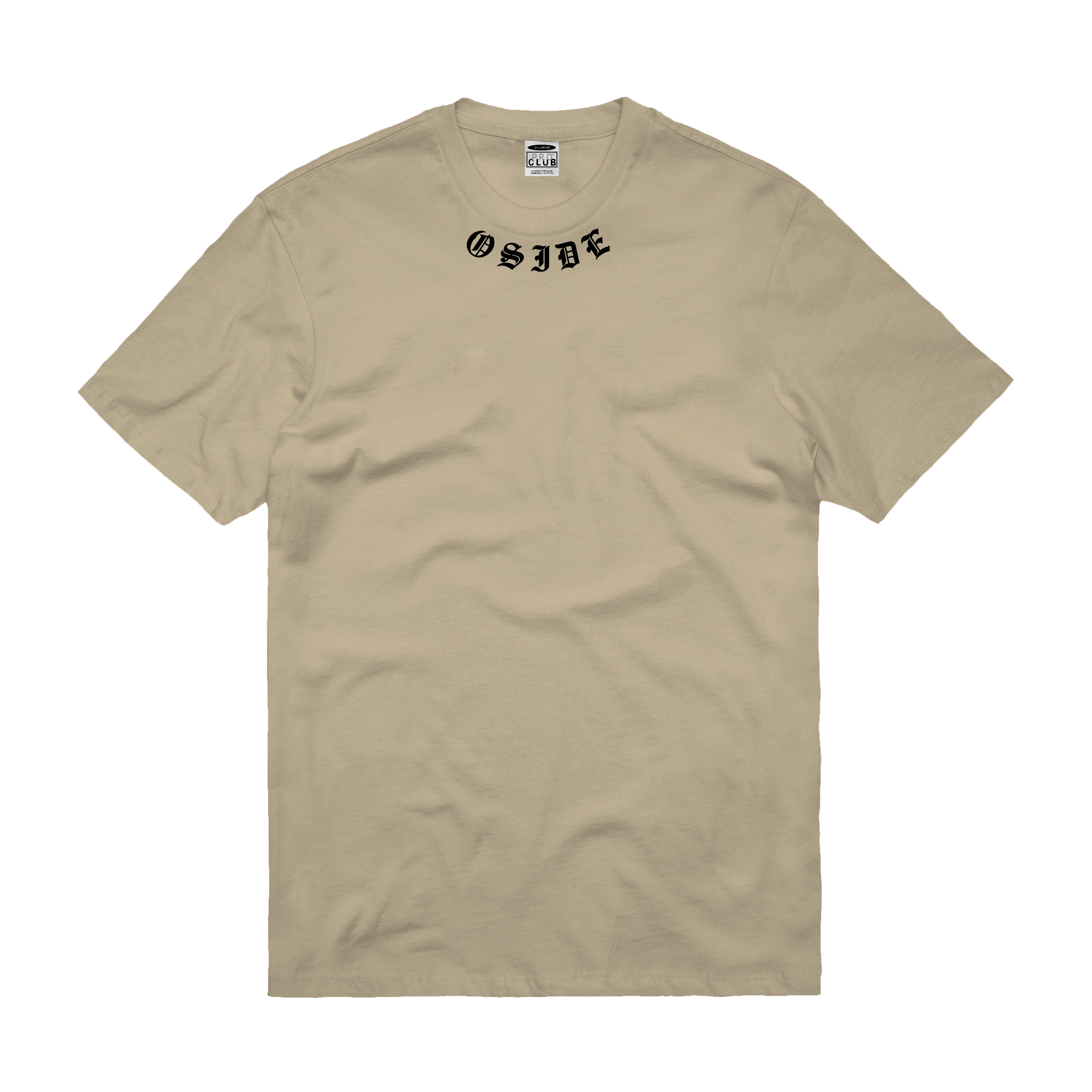 Oside Collar ProClub T-Shirt (Sand)