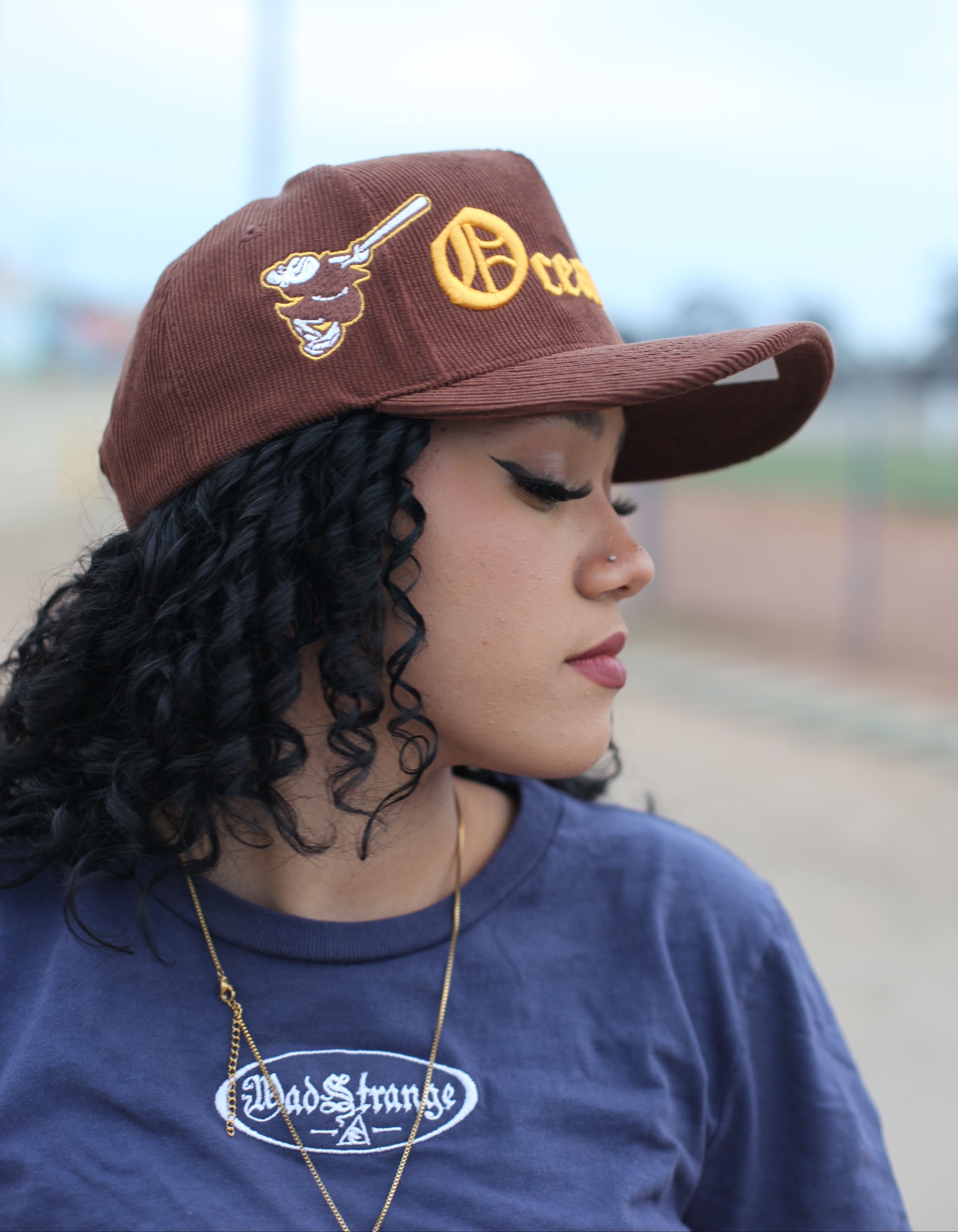Corduroy Brown Padres OE O Snapback