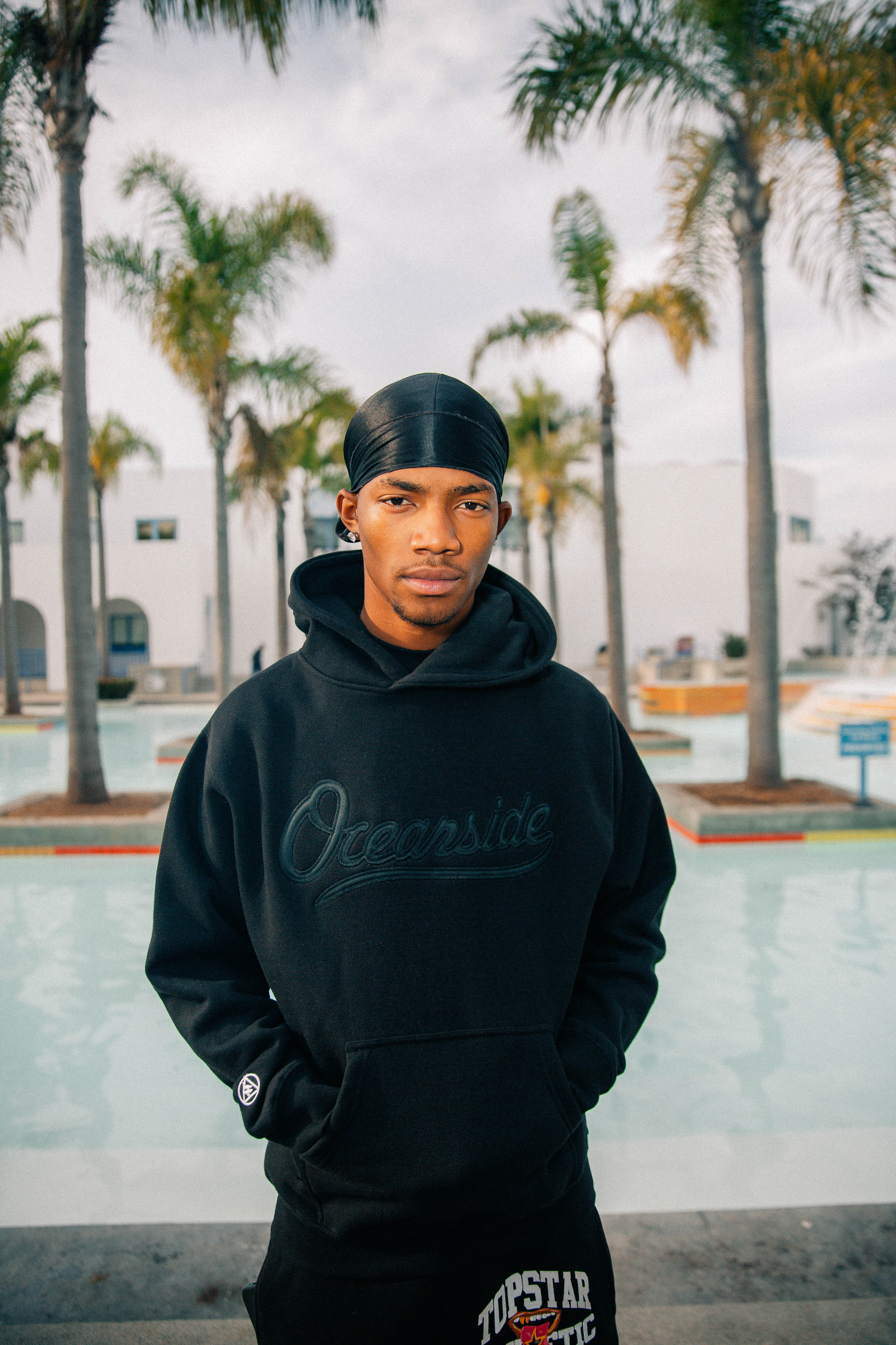 Heavyweight All Black Oceanside Classic Hoodie