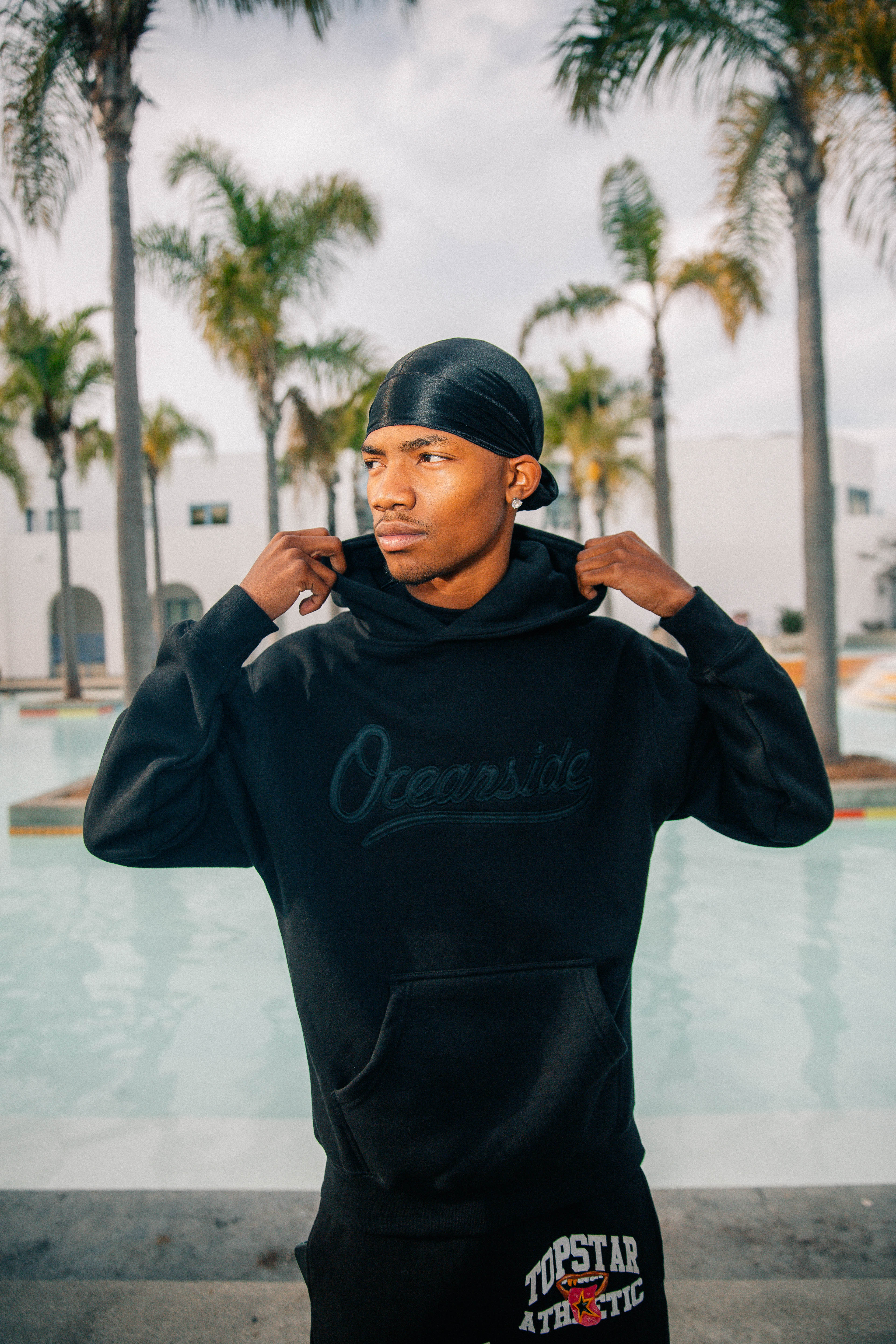 Heavyweight All Black Oceanside Classic Hoodie