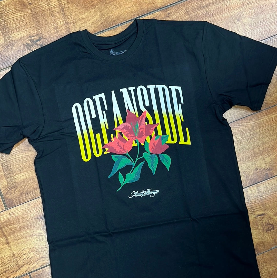 Crimson Oceanside T-Shirt (Black)