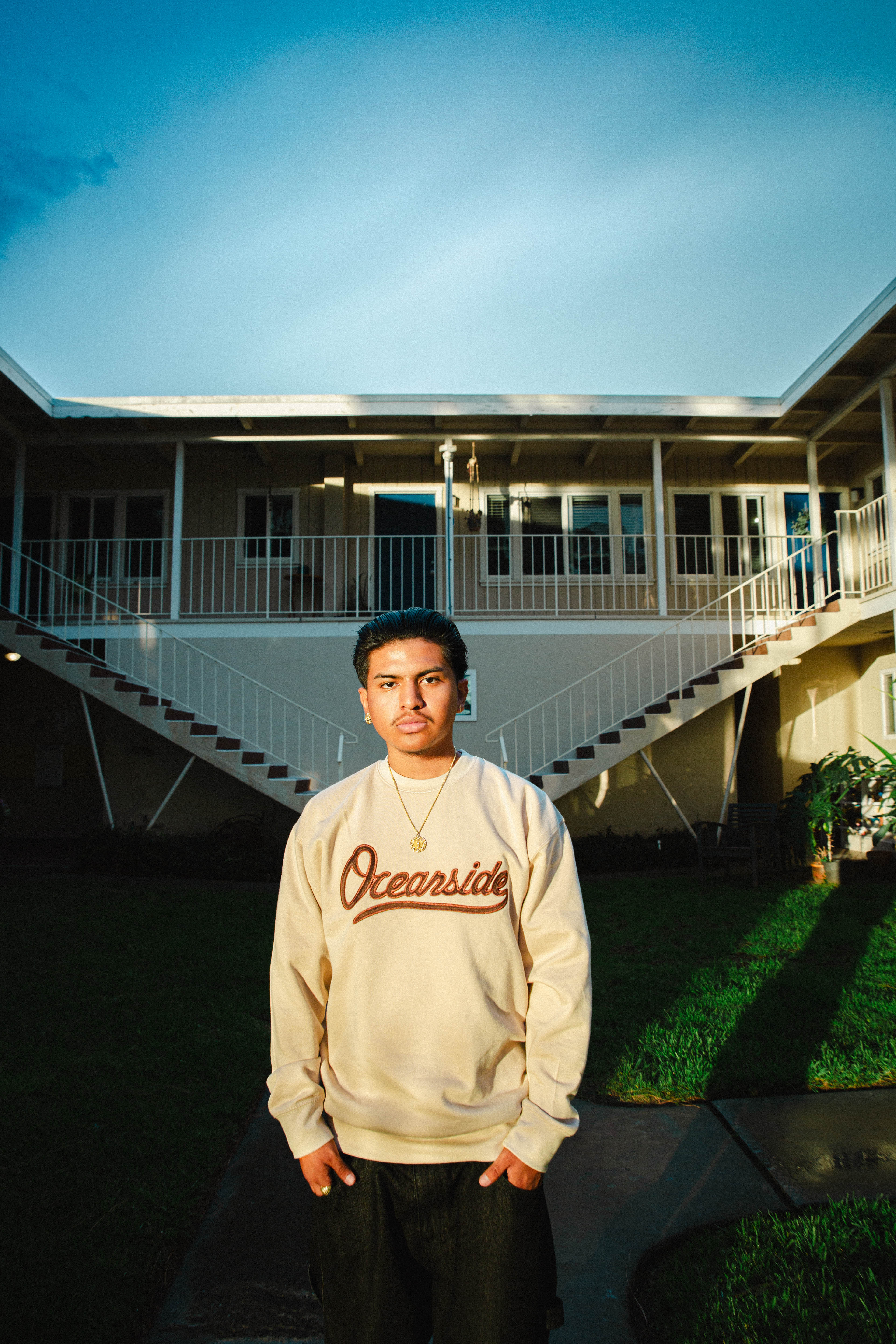 Classic Oceanside Crewneck (Beige)