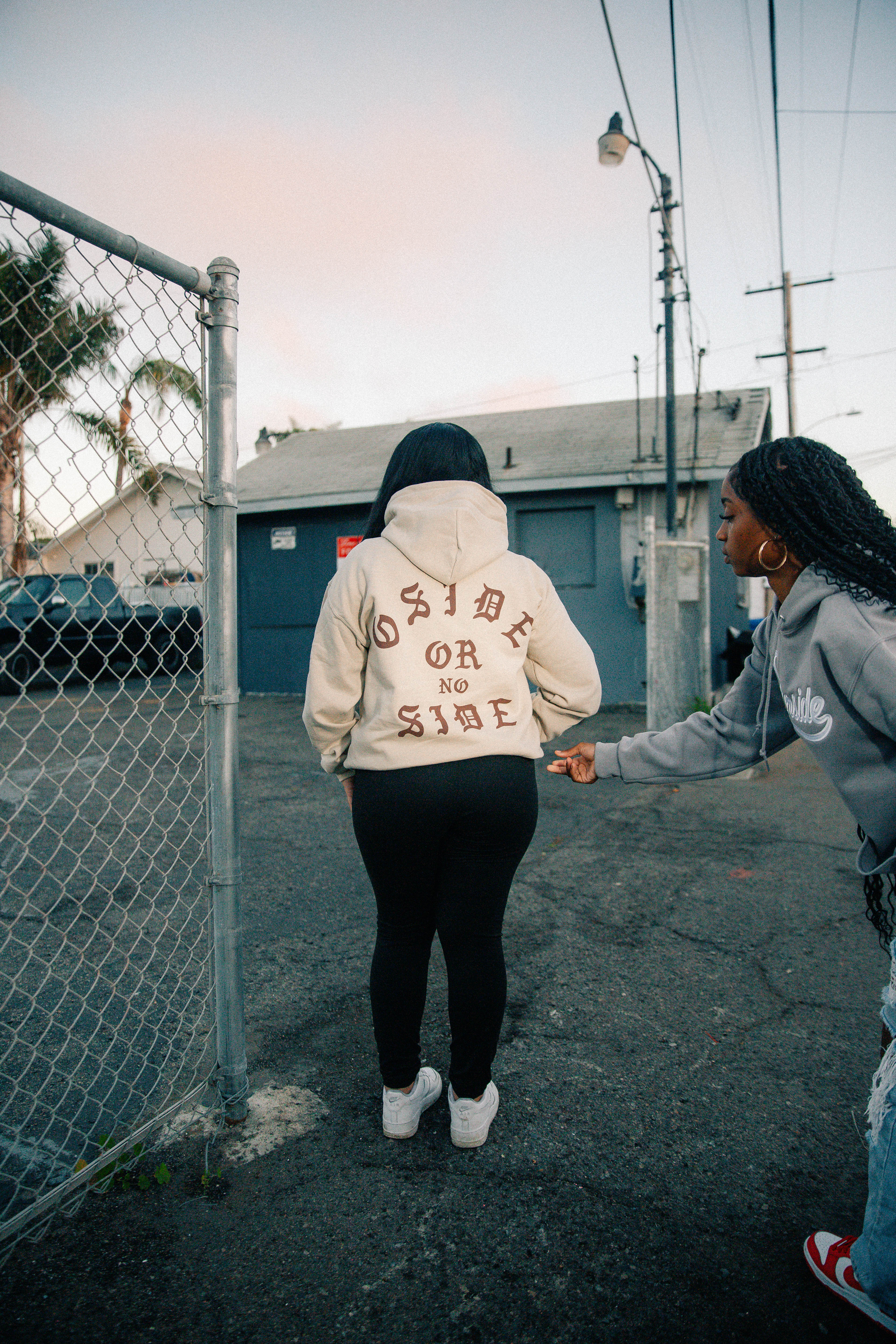 Oside Or No Side Hoodie (Mazapán)