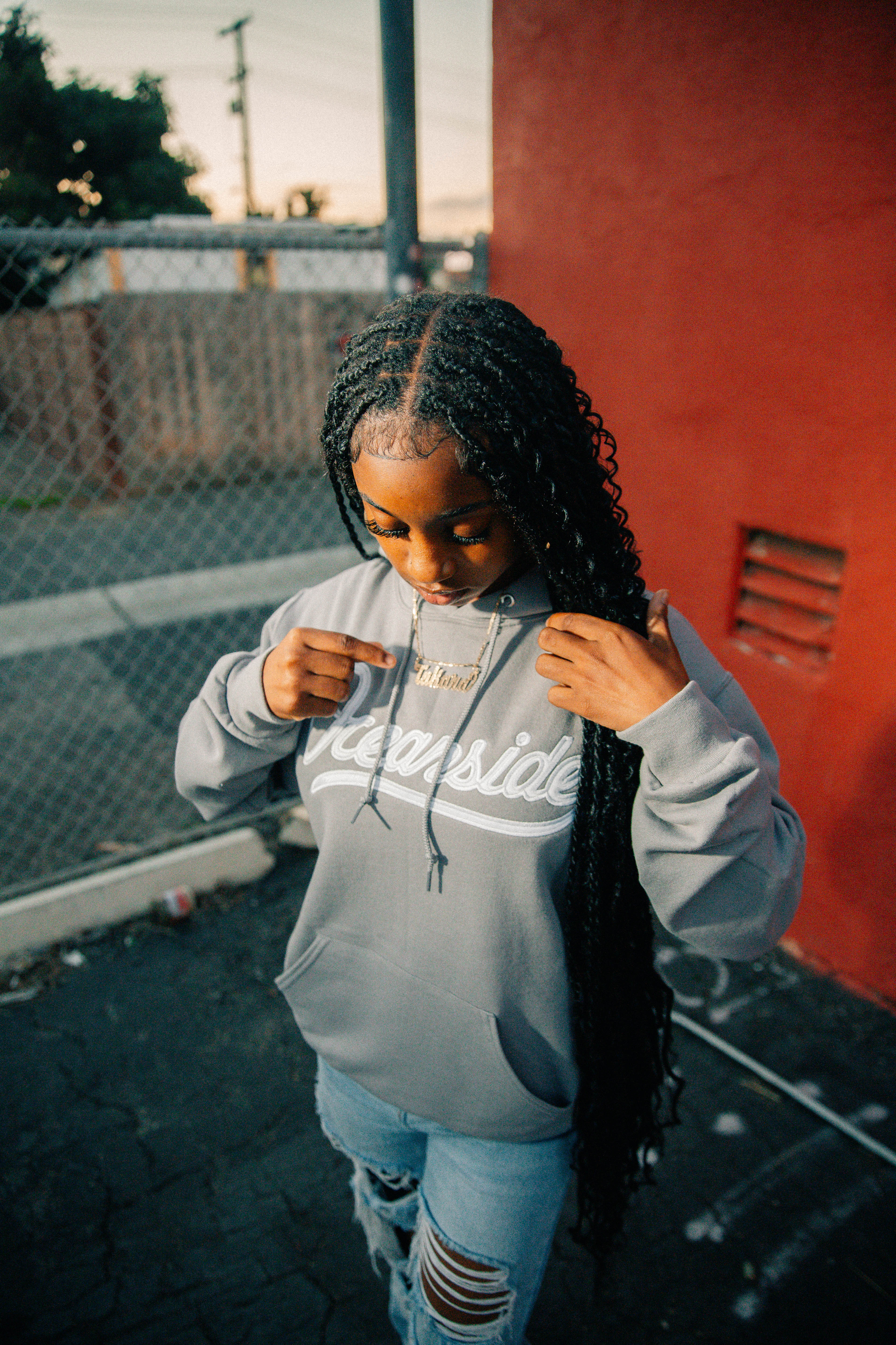 Classic Oceanside Hoodie (Rock Color)