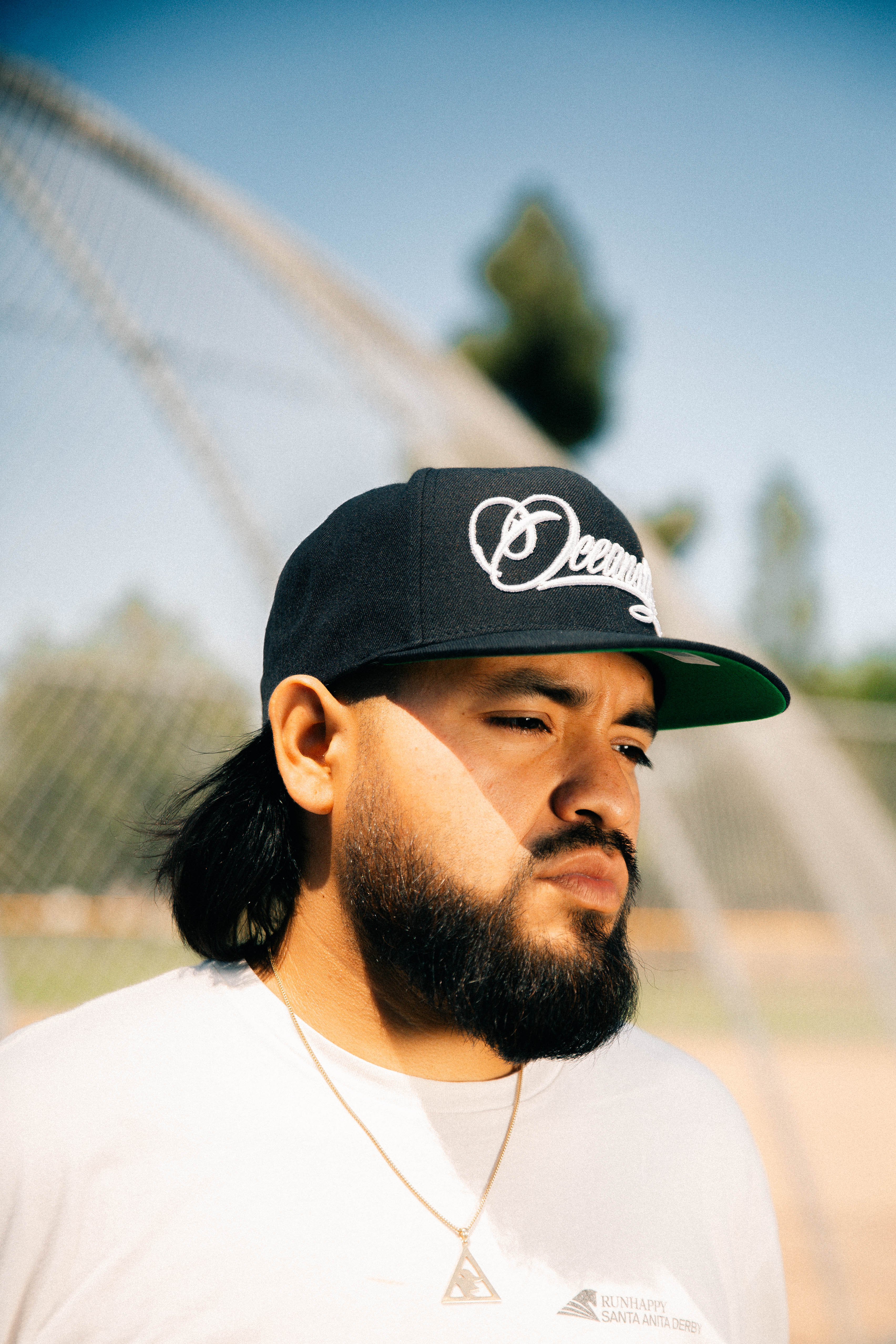 Heart Oceanside Snapback (B&W)