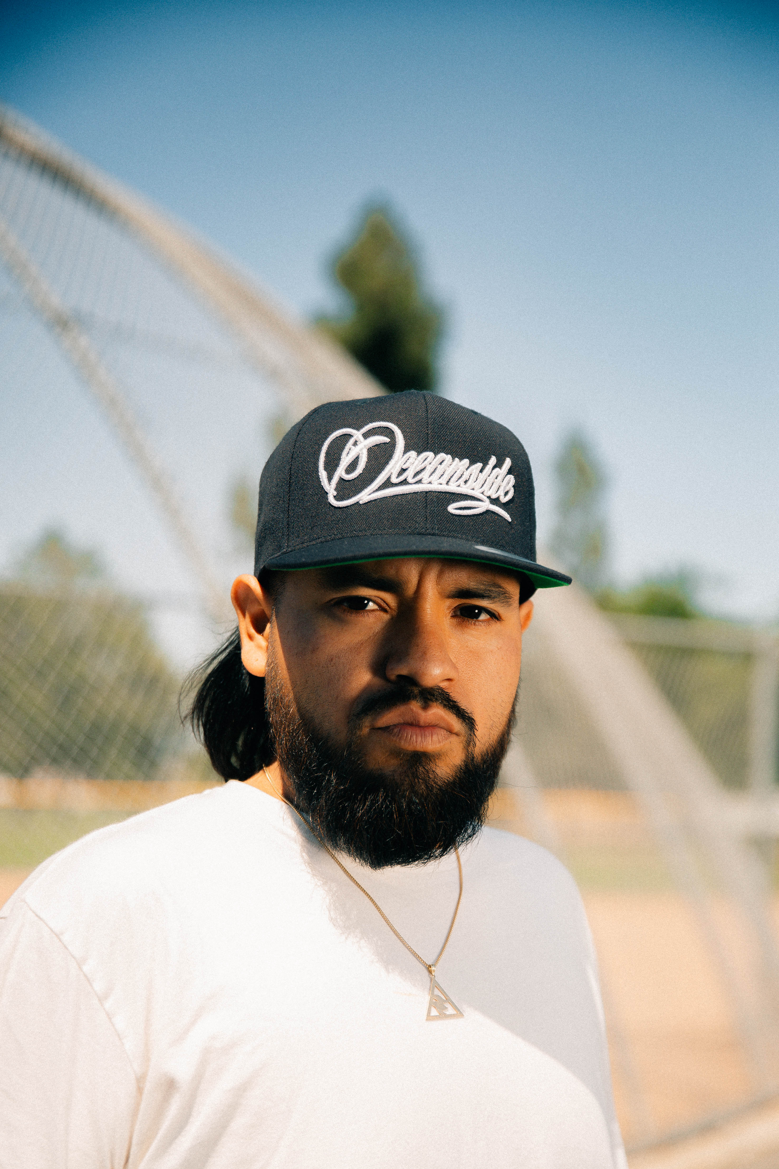 Heart Oceanside Snapback (B&W)