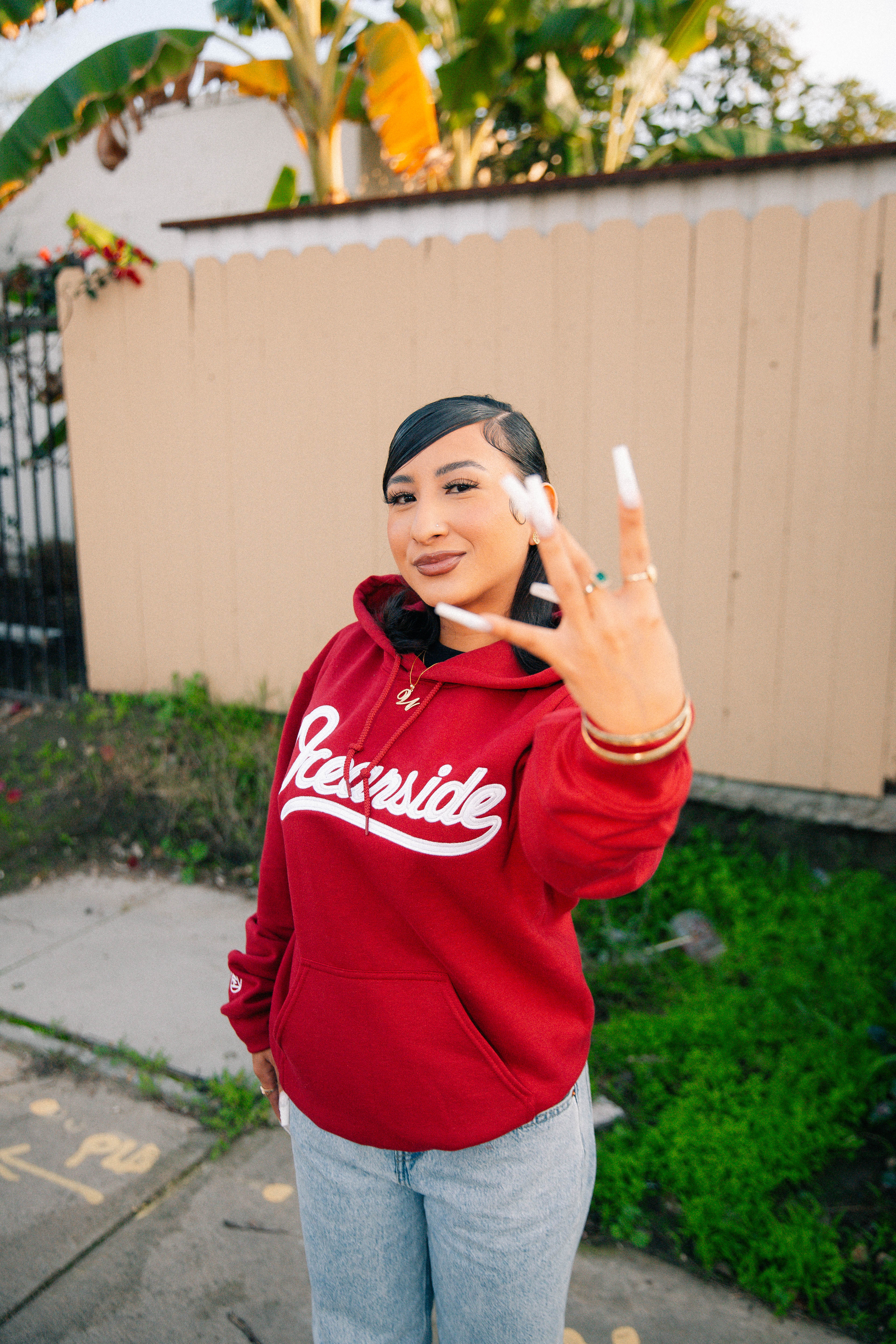 Oceanside Classic Hoodie (Cardinal Red)