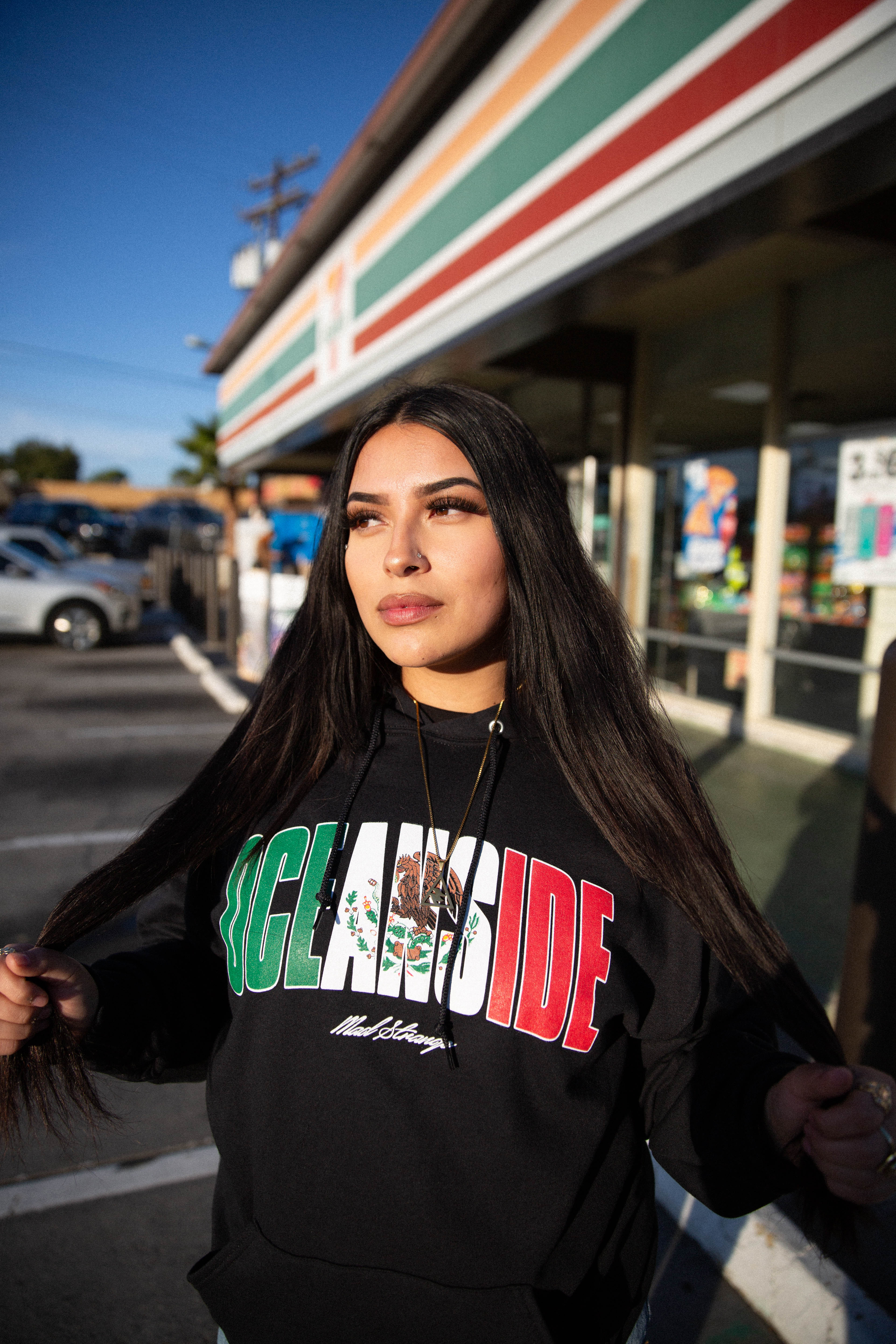 Mexico Oceanside Hoodie (Black)