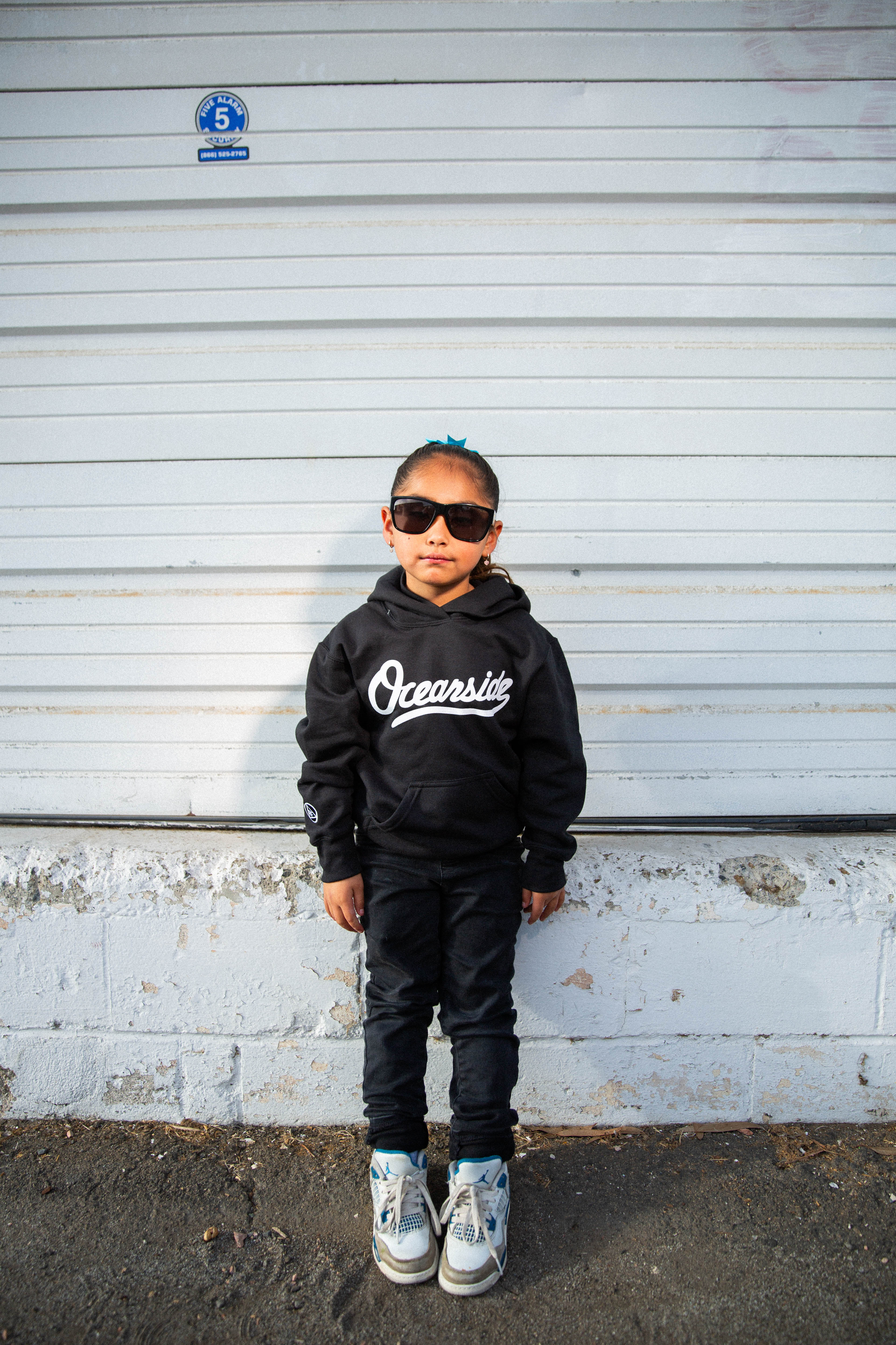 Youth Classic Hoodie (Black & White)