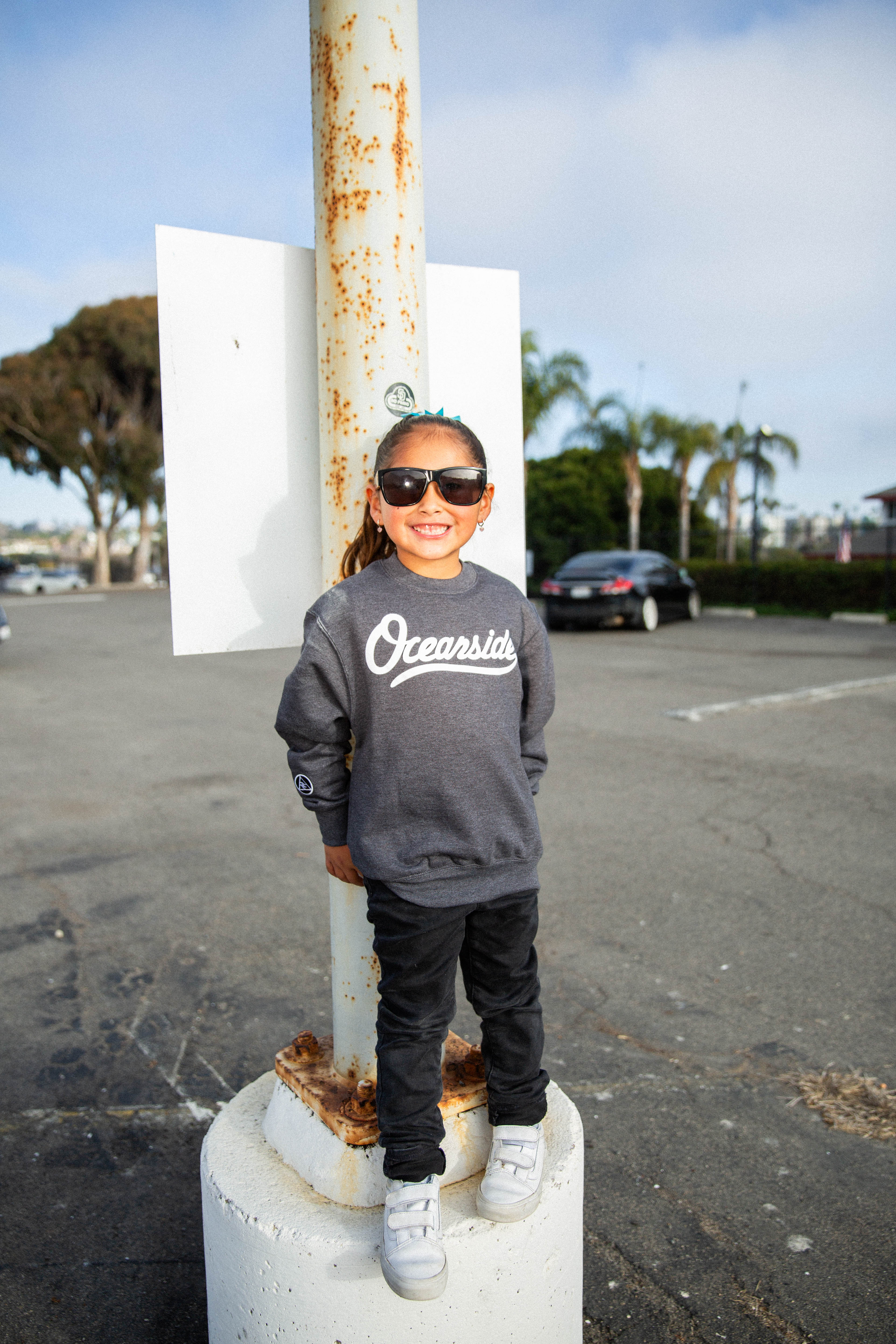 Youth Classic Crewneck (Dark Grey)