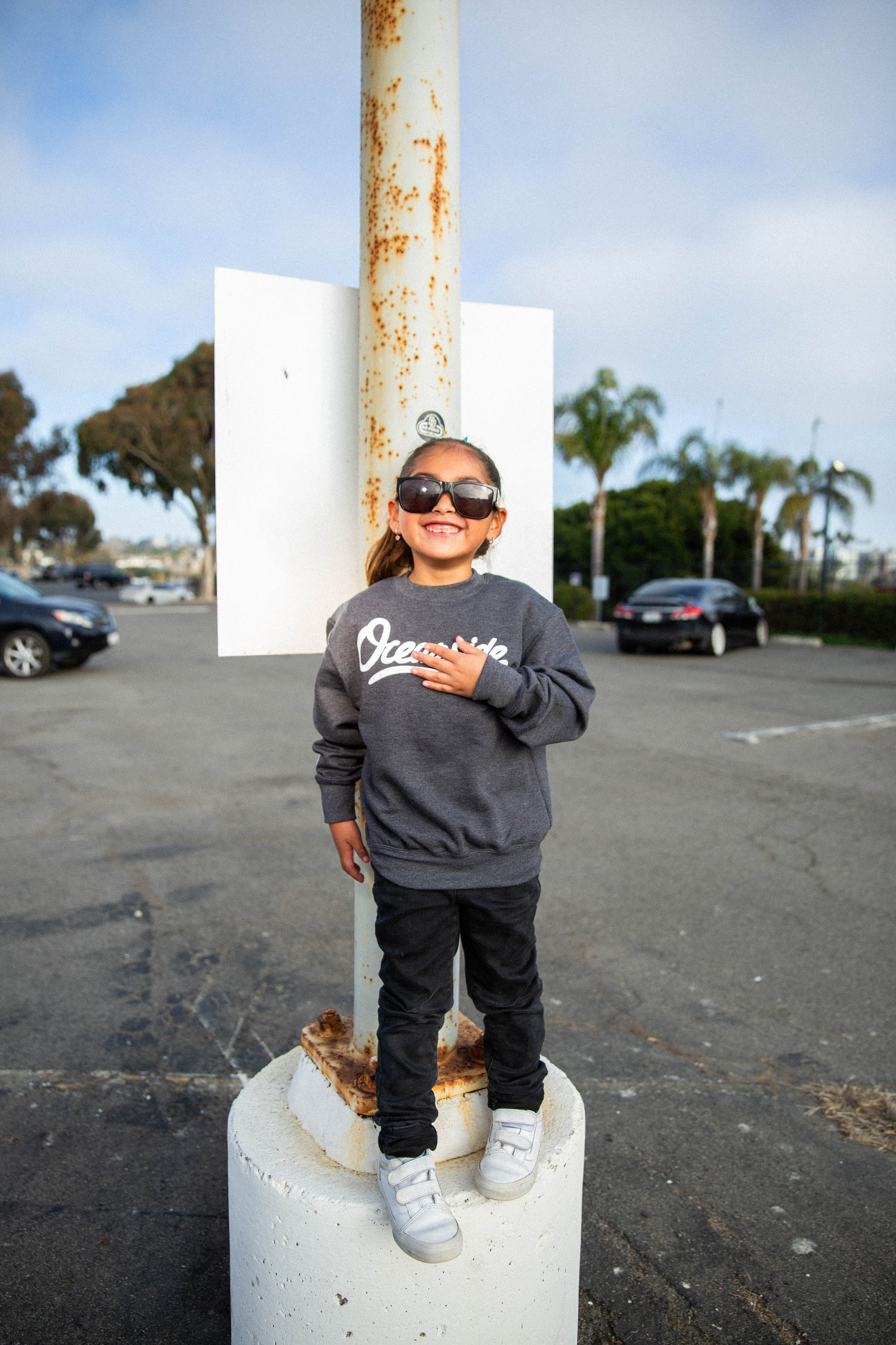 Youth Classic Crewneck (Dark Grey)