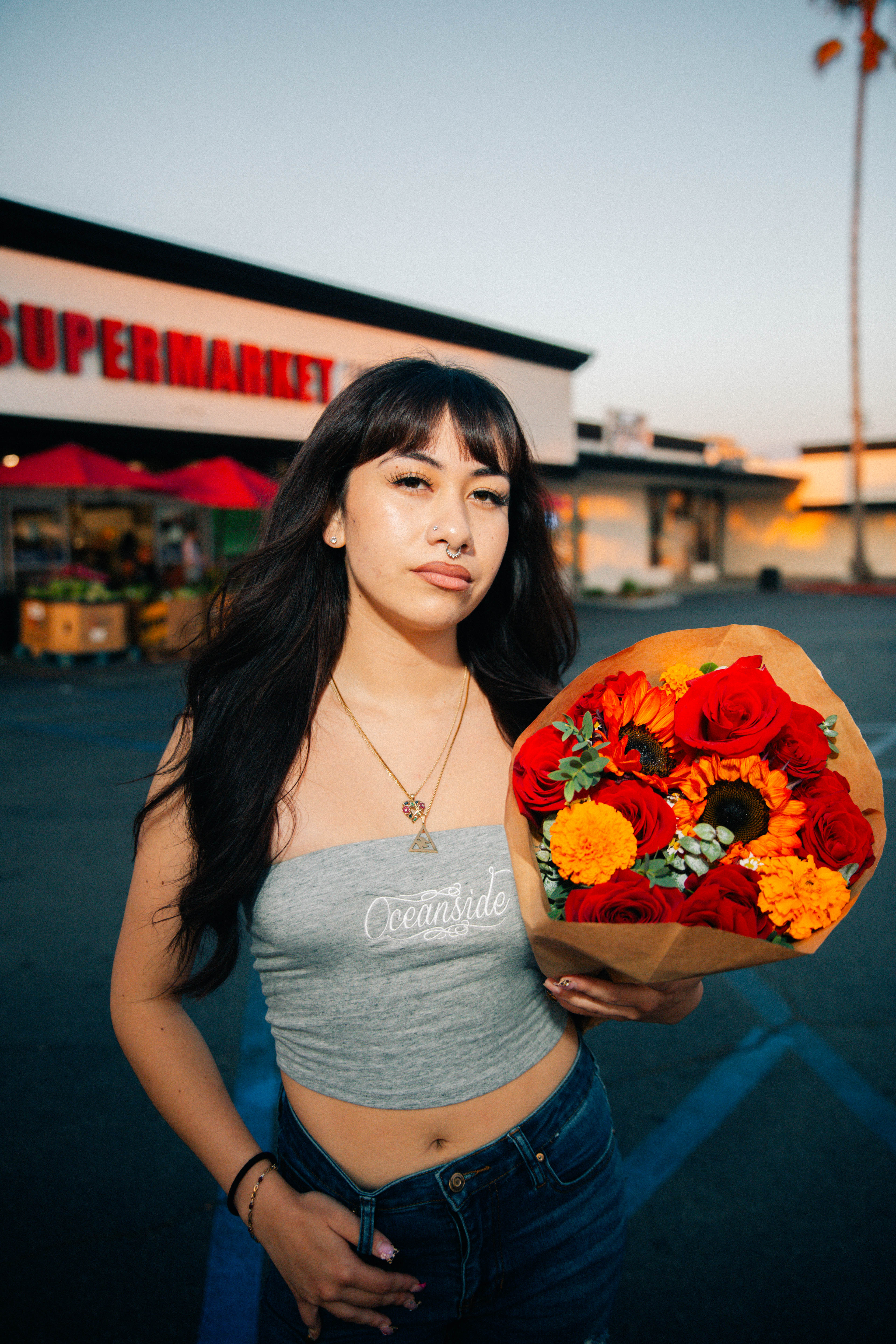 Tube Top Heart (Grey)