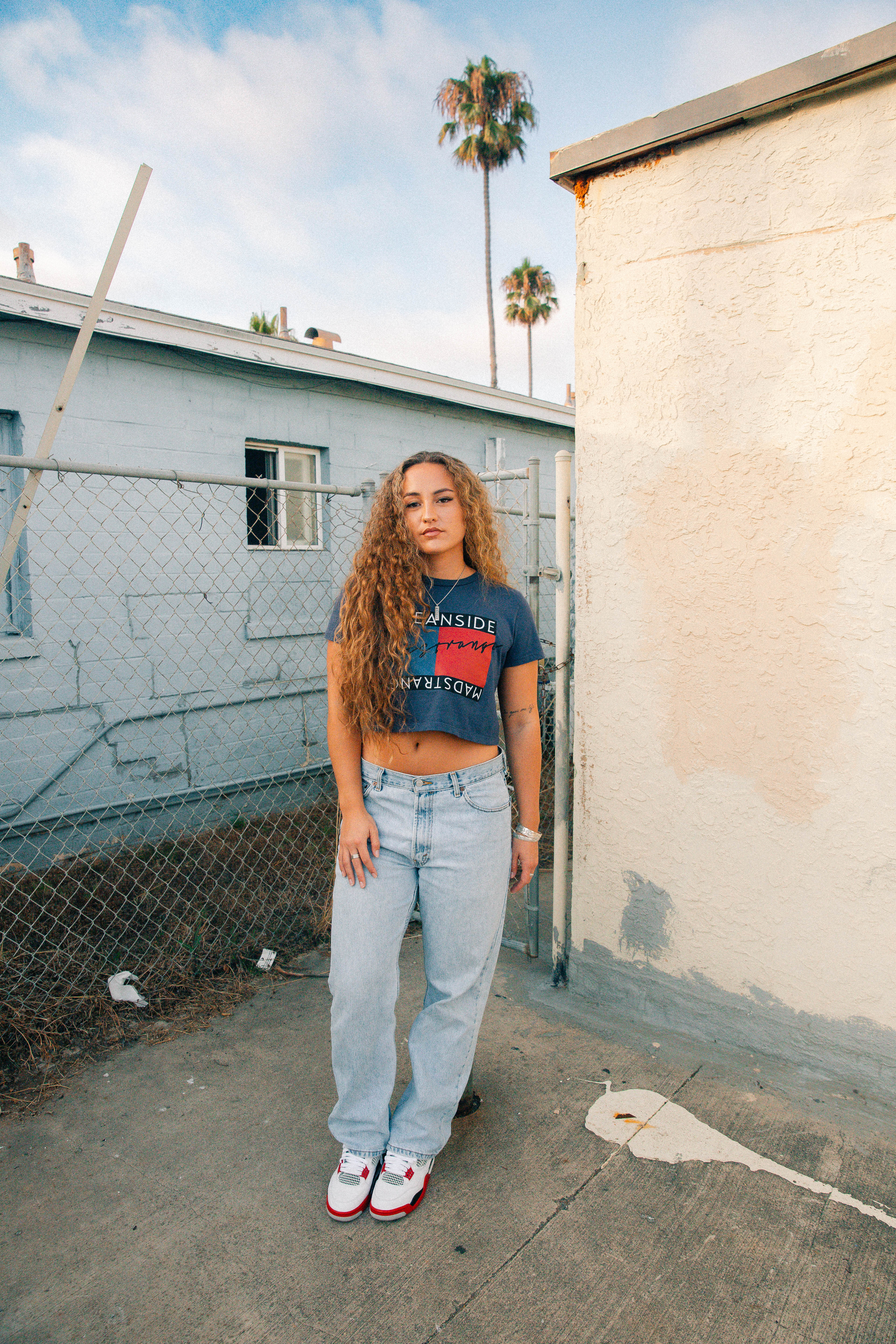 MadStrange Tommy's Cropped Top (Navy)