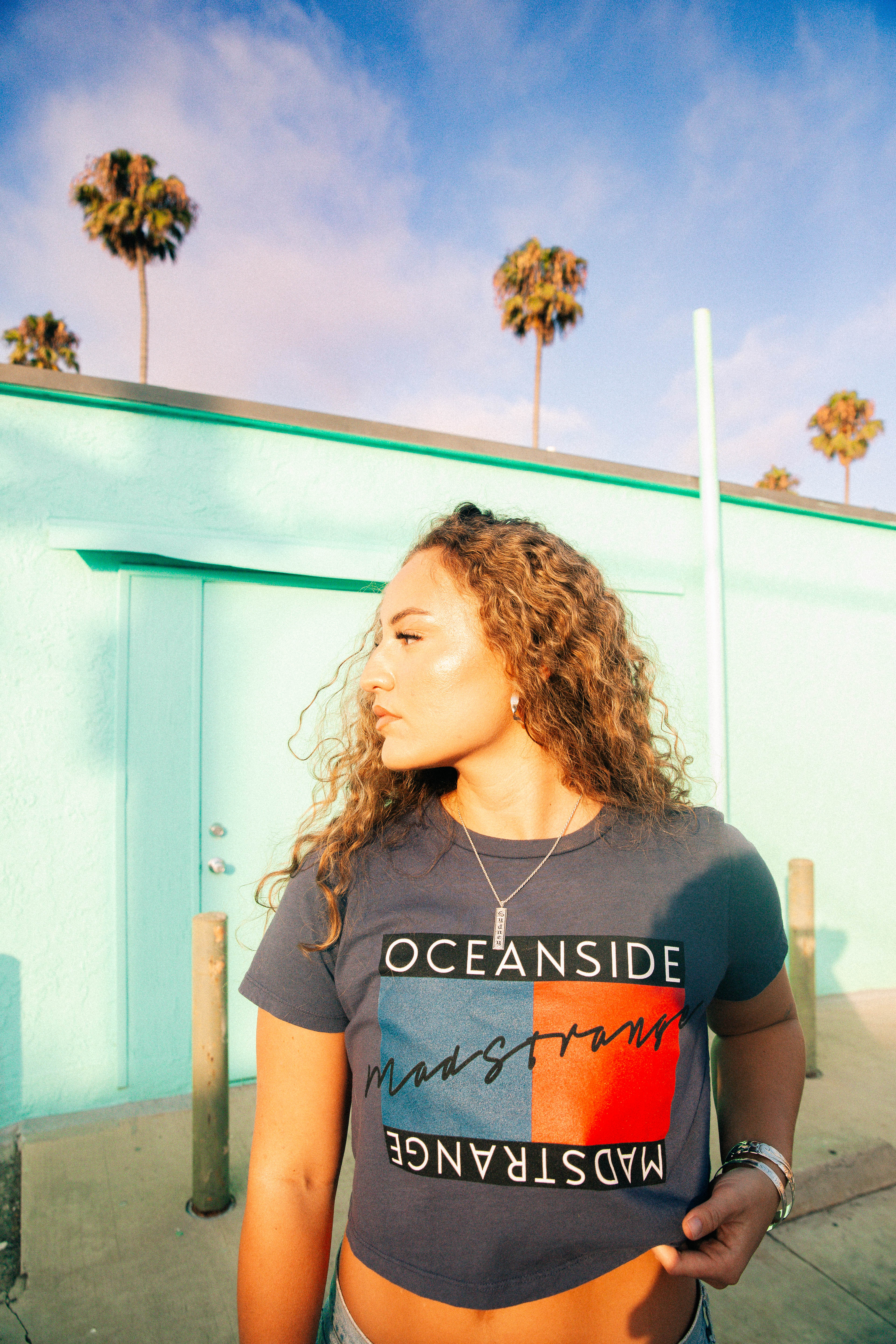 MadStrange Tommy's Cropped Top (Navy)