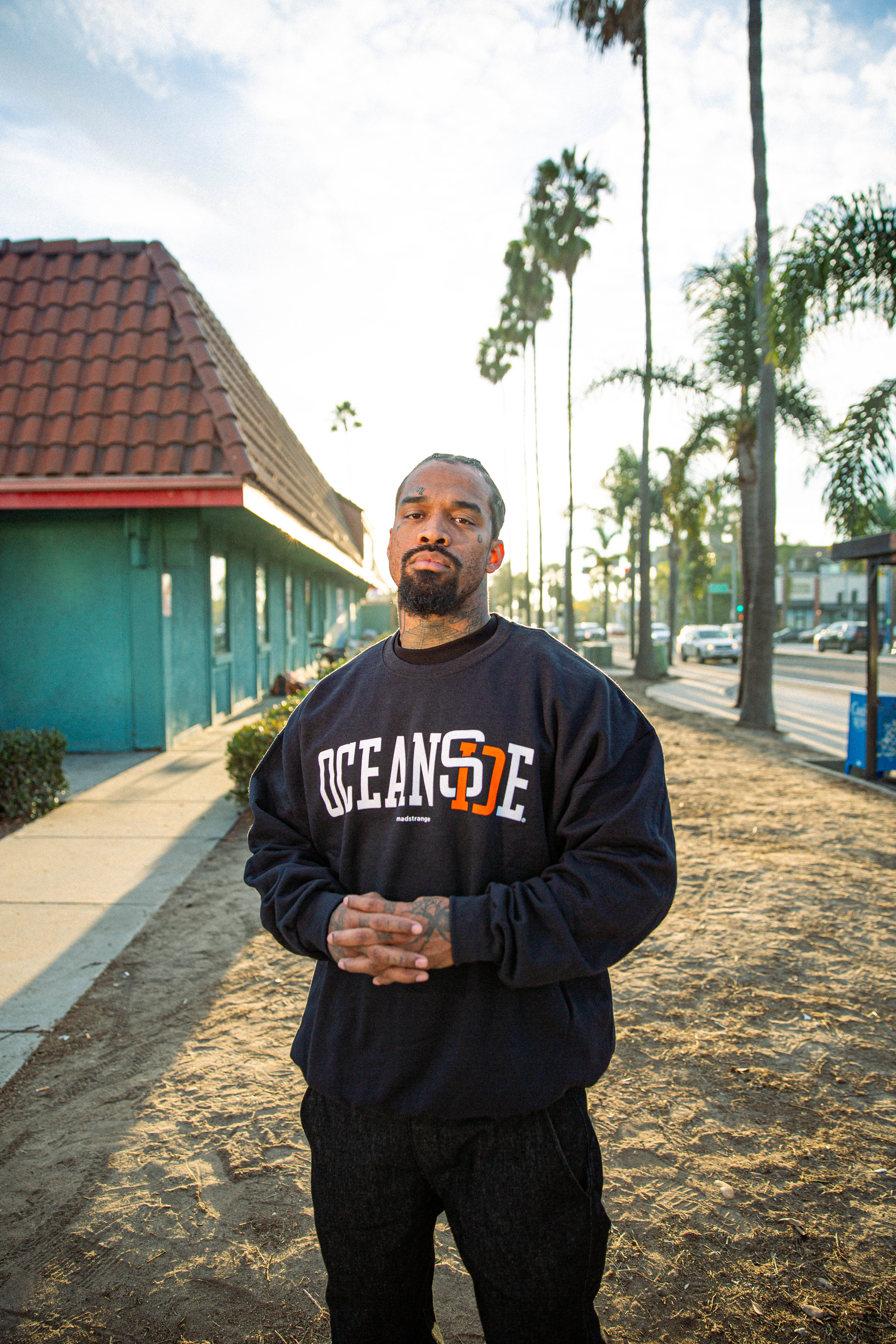 OceanSiDe SD Baseball Crewneck (Black)