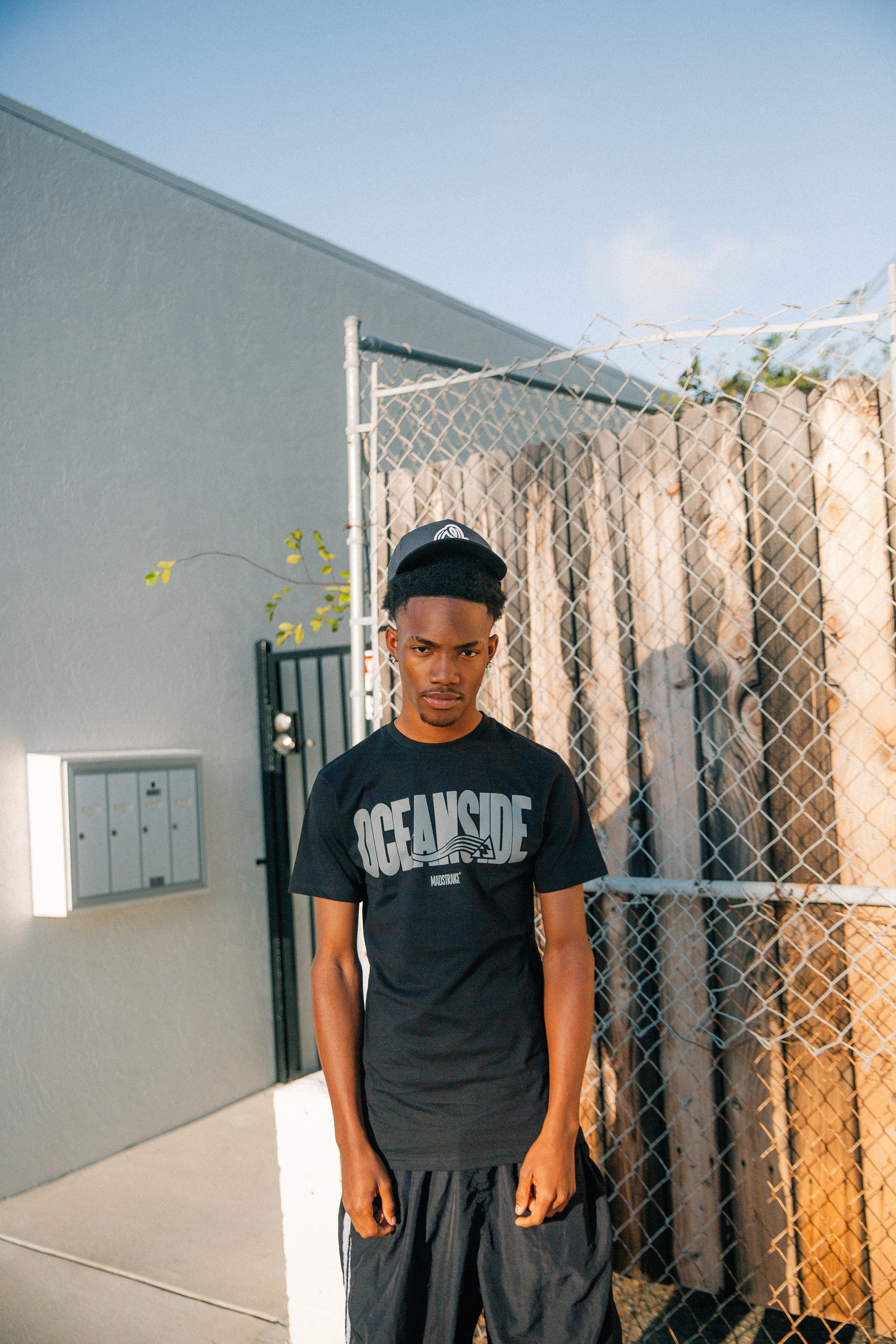 Oceanside Shooting Star T-Shirt (Black)