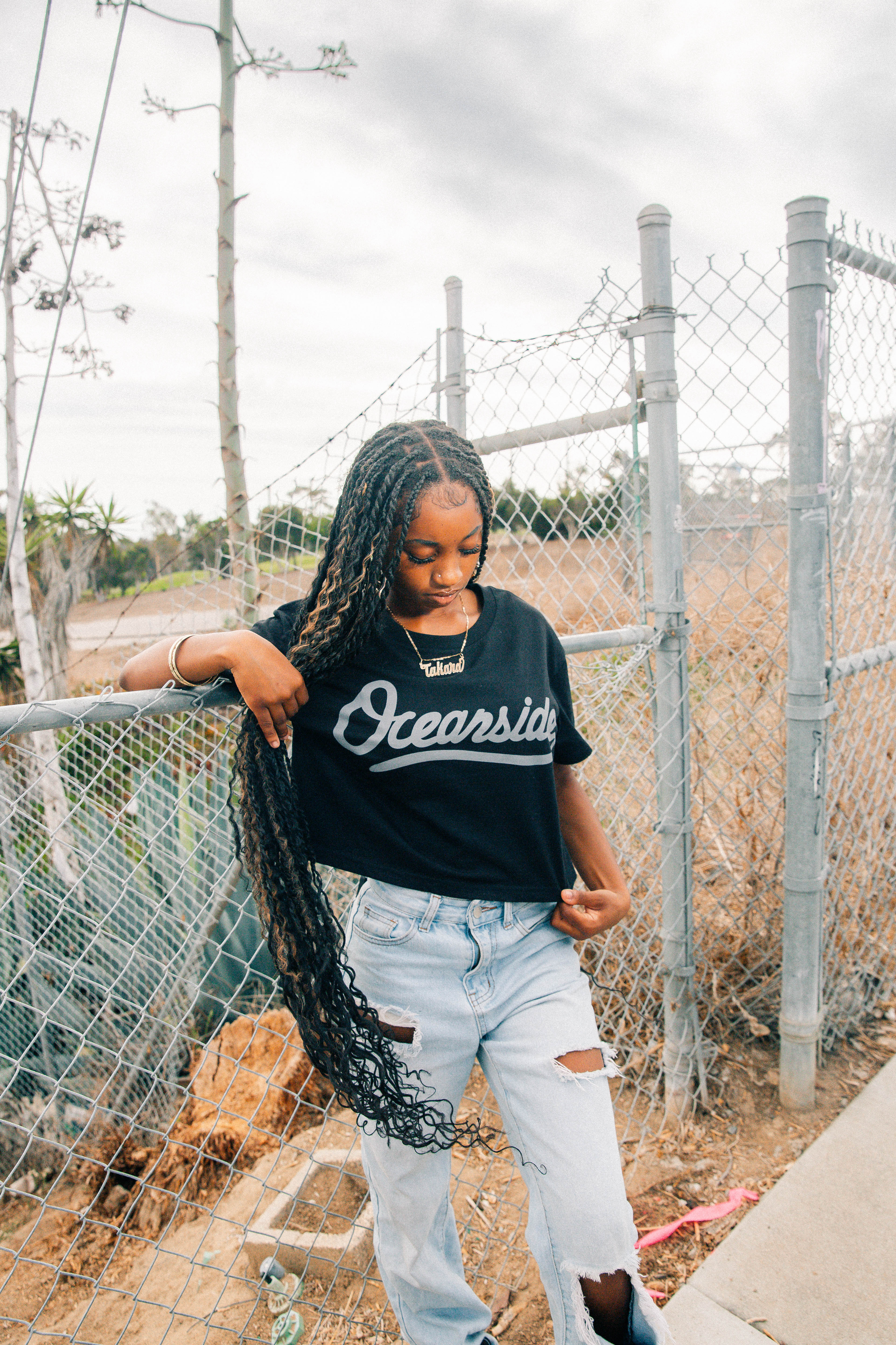 Classic Oceanside Matte Crop Top