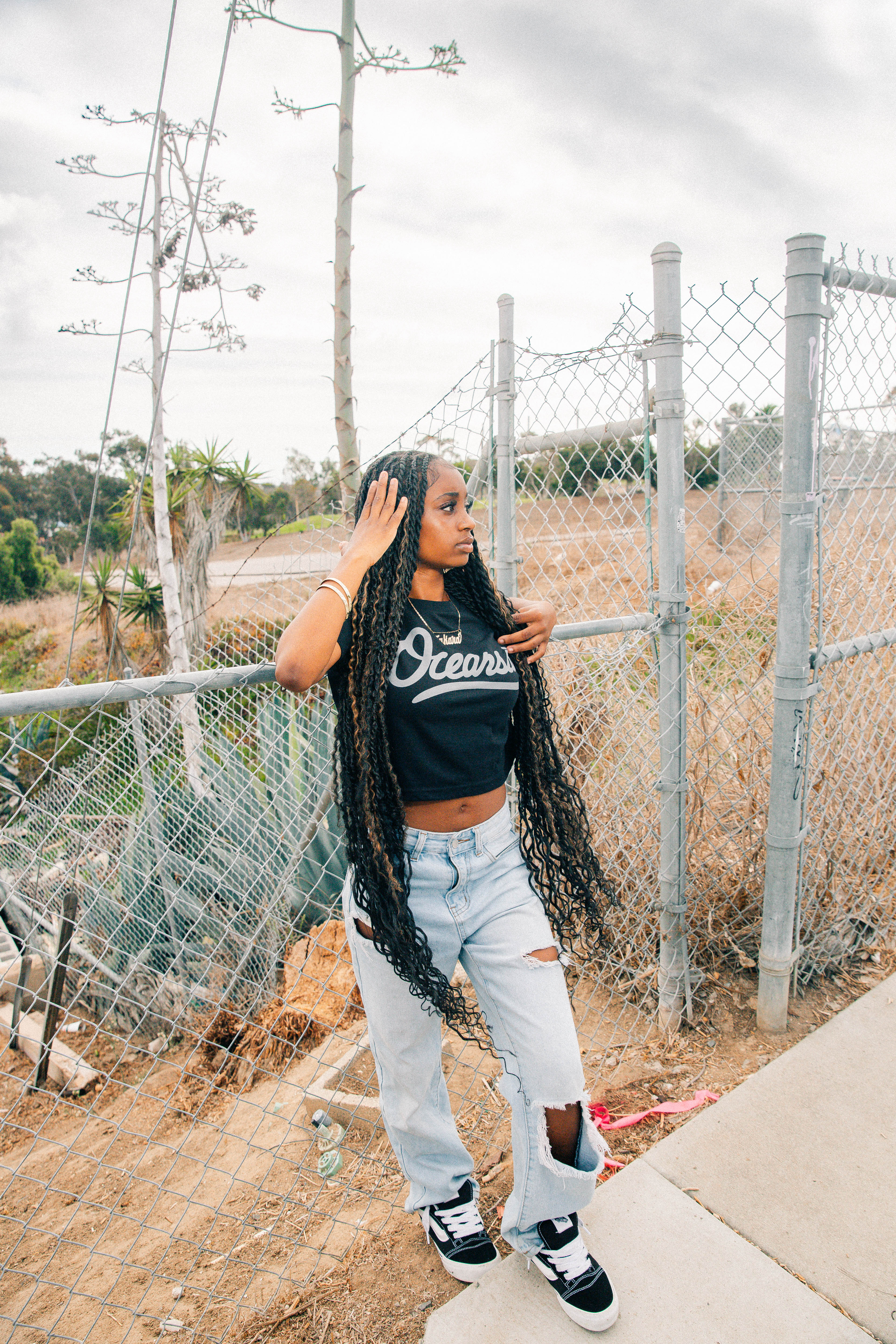 Classic Oceanside Matte Crop Top