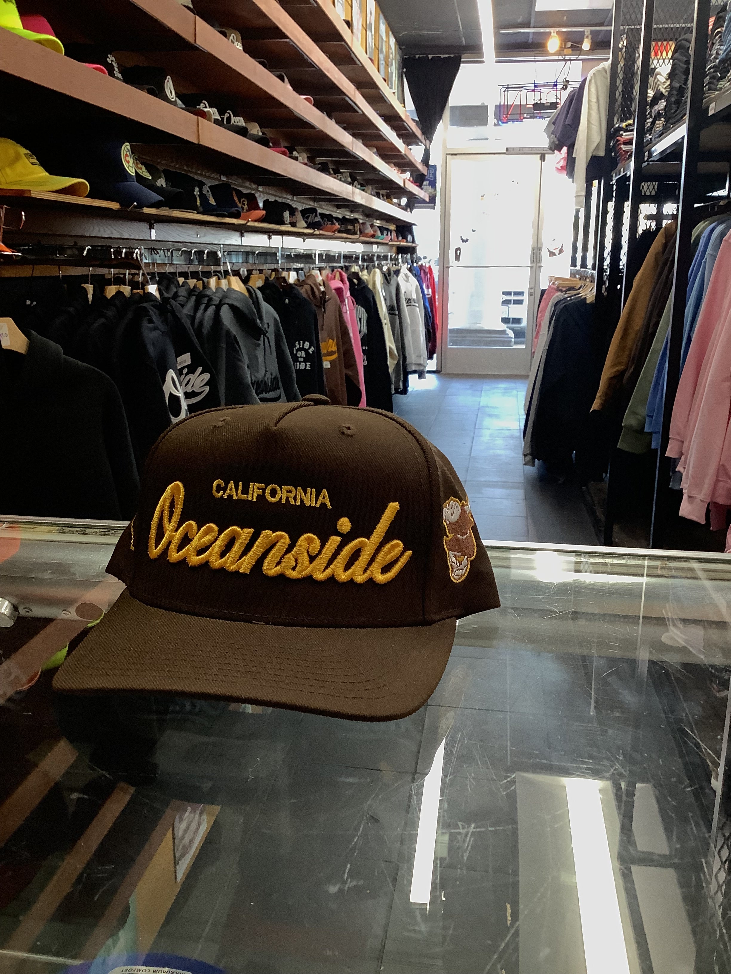 Padres Cursive Oceanside Snapback