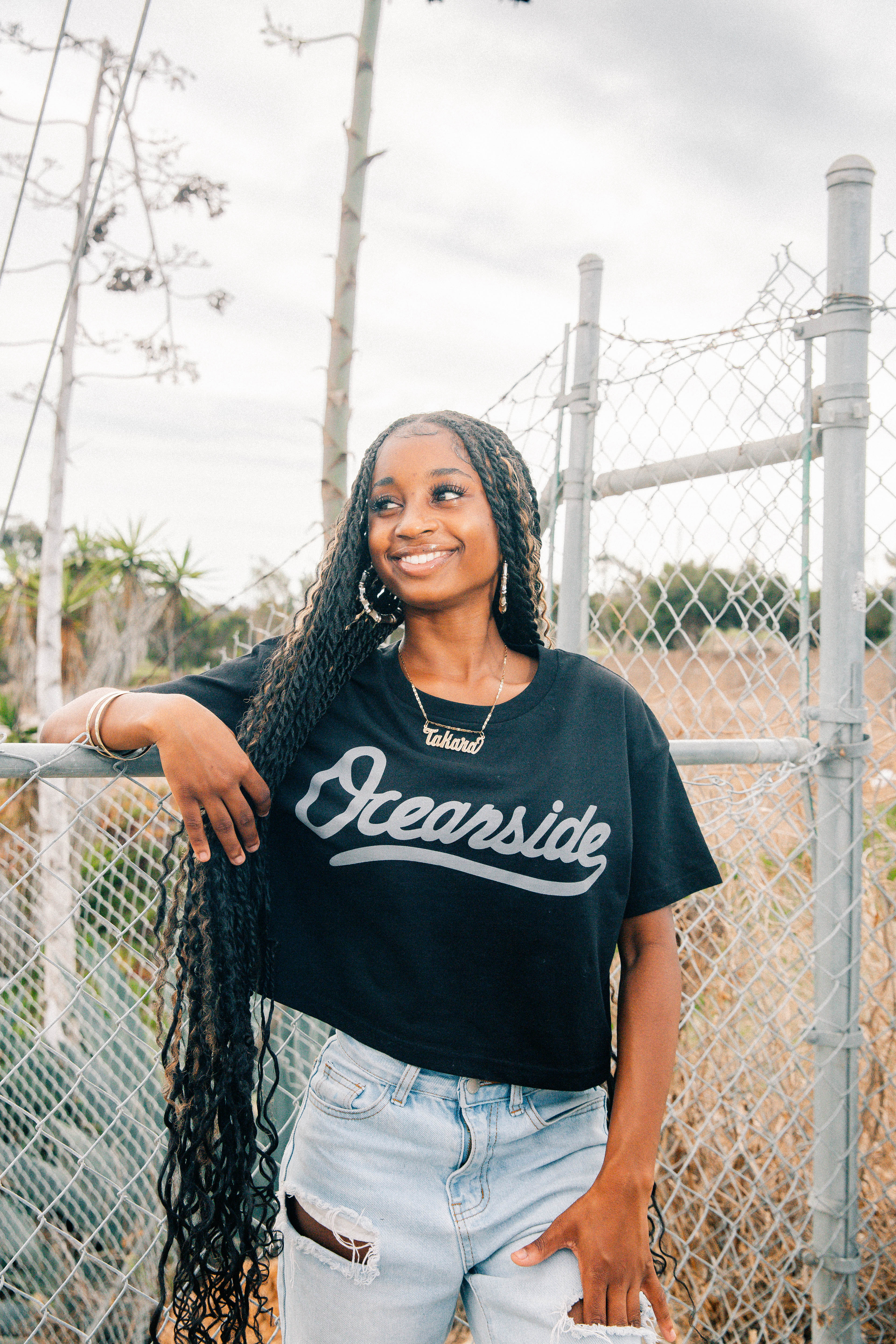 Classic Oceanside Matte Crop Top