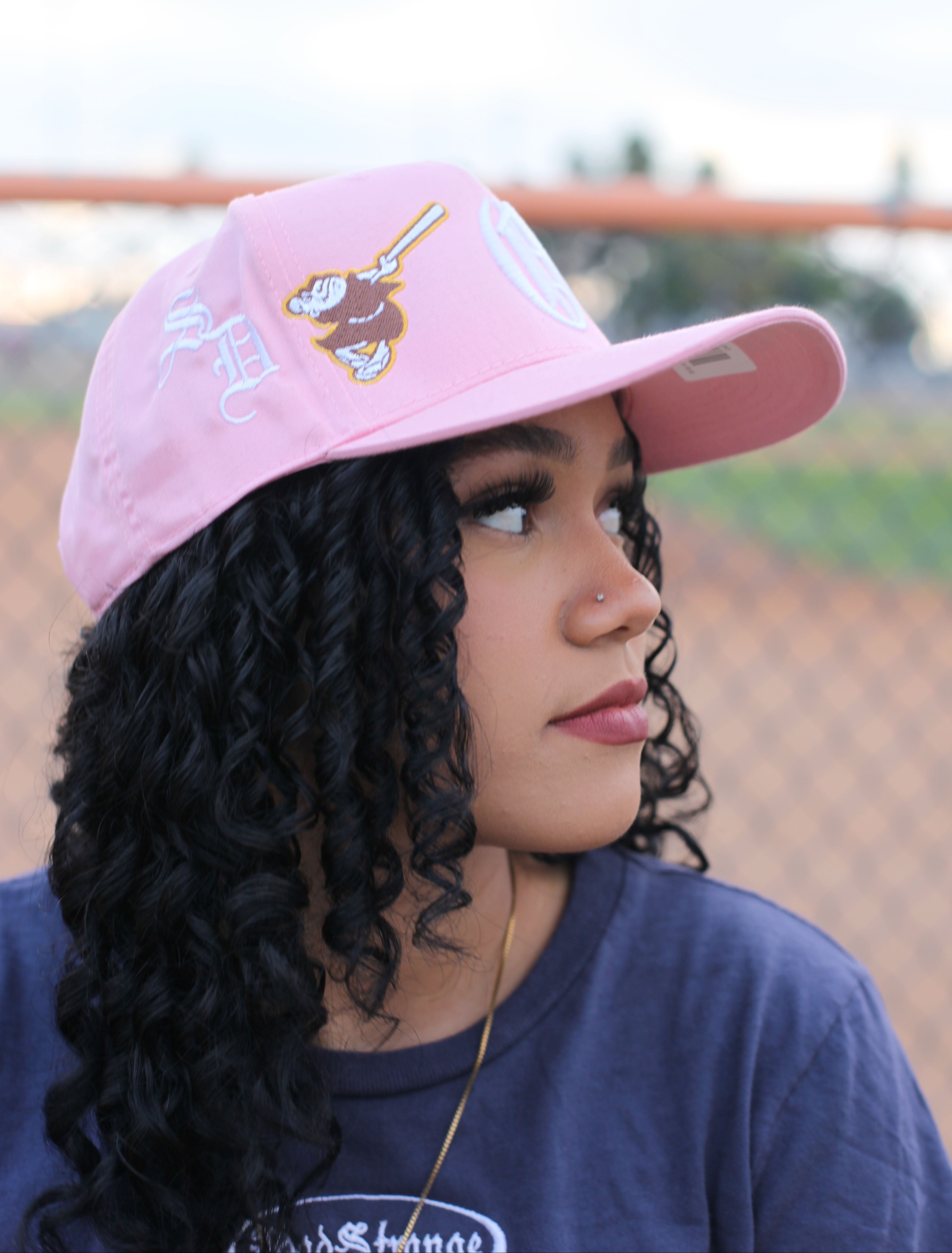 All Pink OE O Padres Snapback