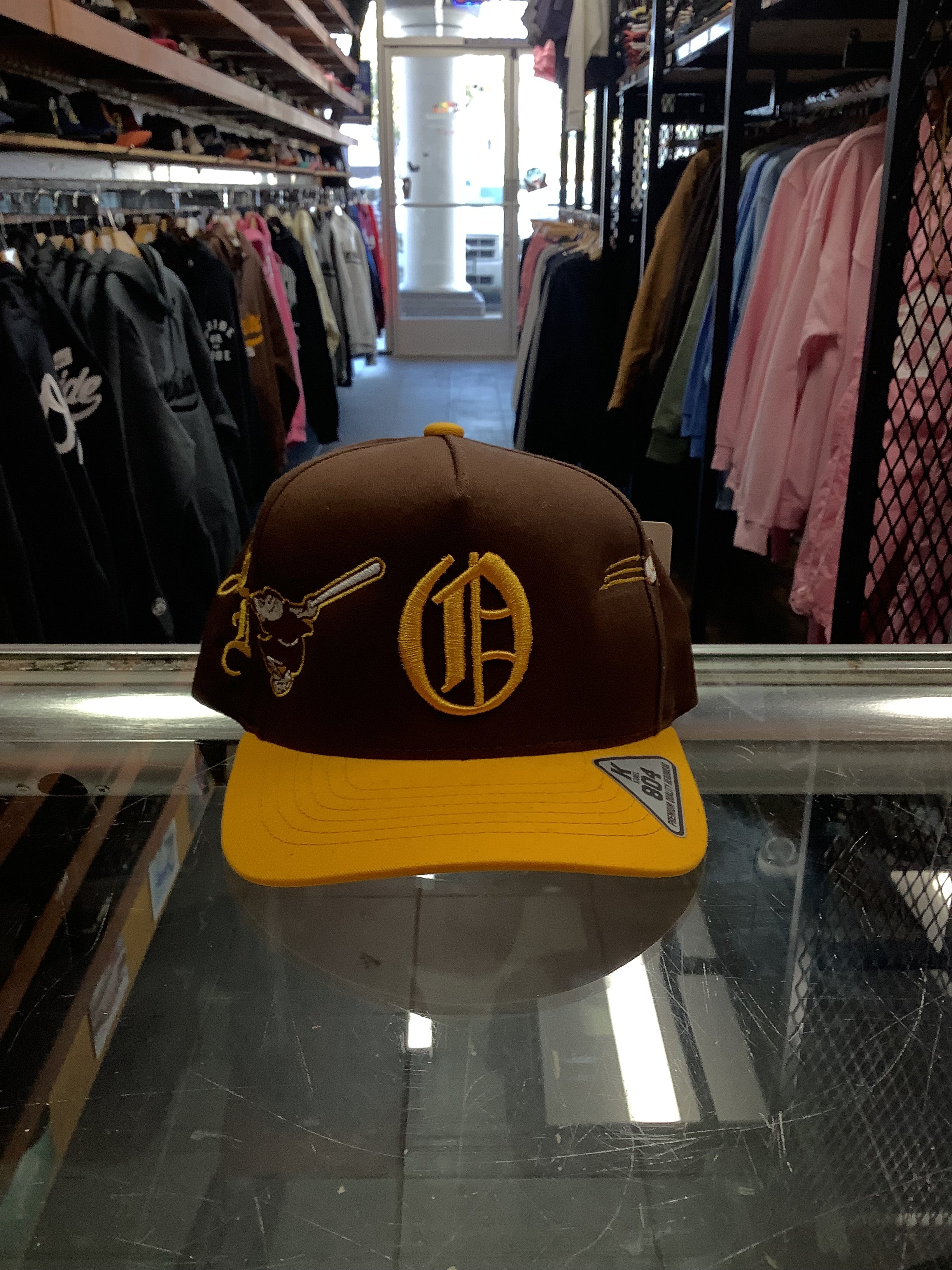 All Brown/Yellow OE O Padres Snapback