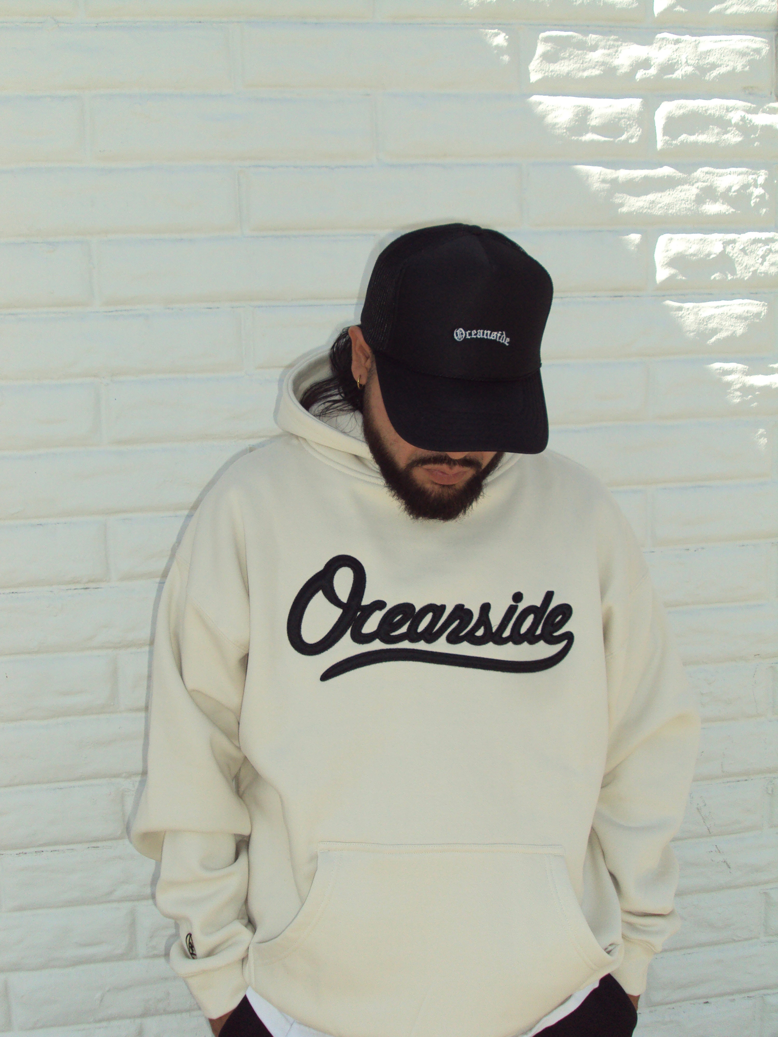 Heavyweight Hoodie (Beige/Black)