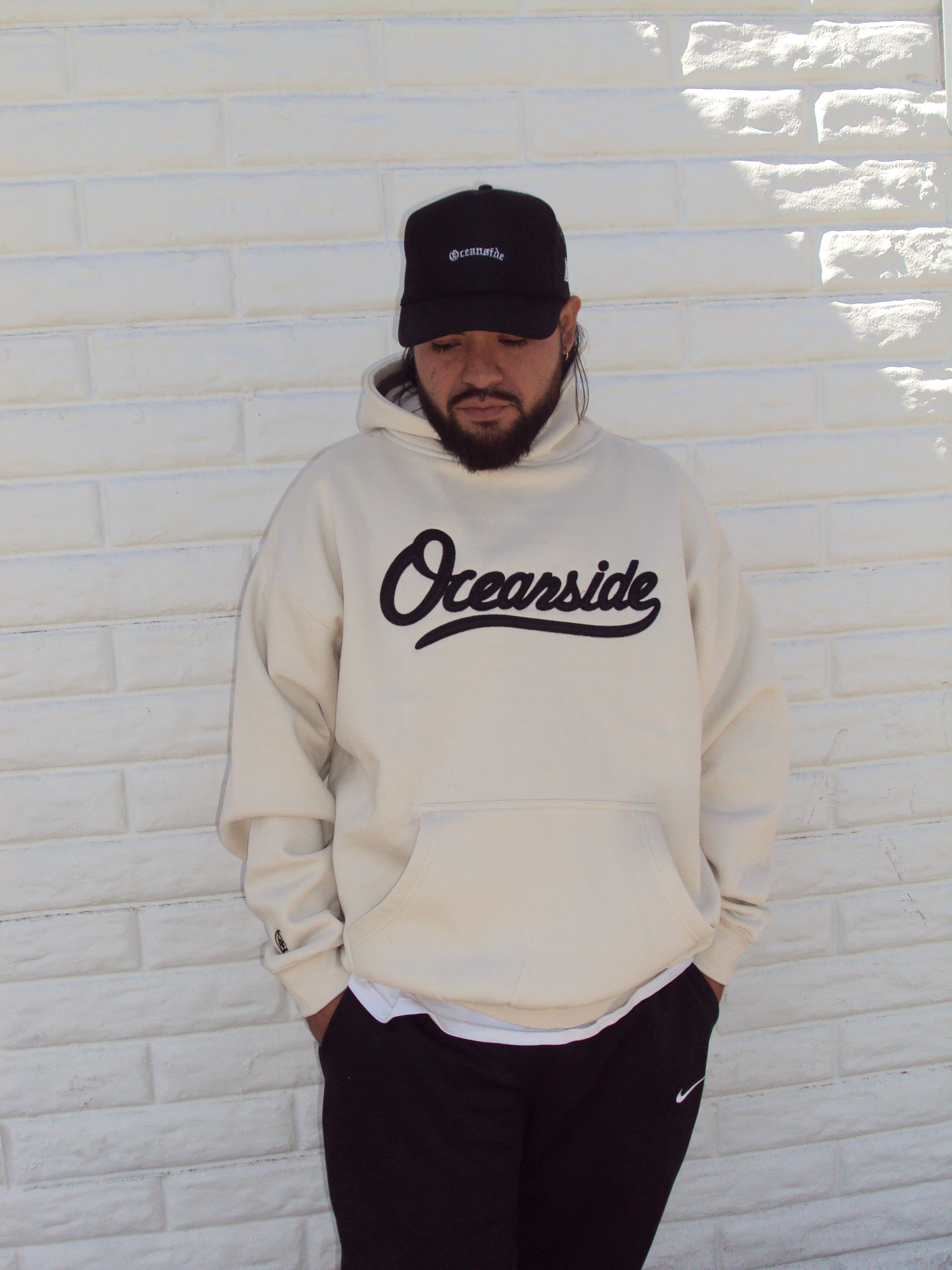 Heavyweight Hoodie (Beige/Black)
