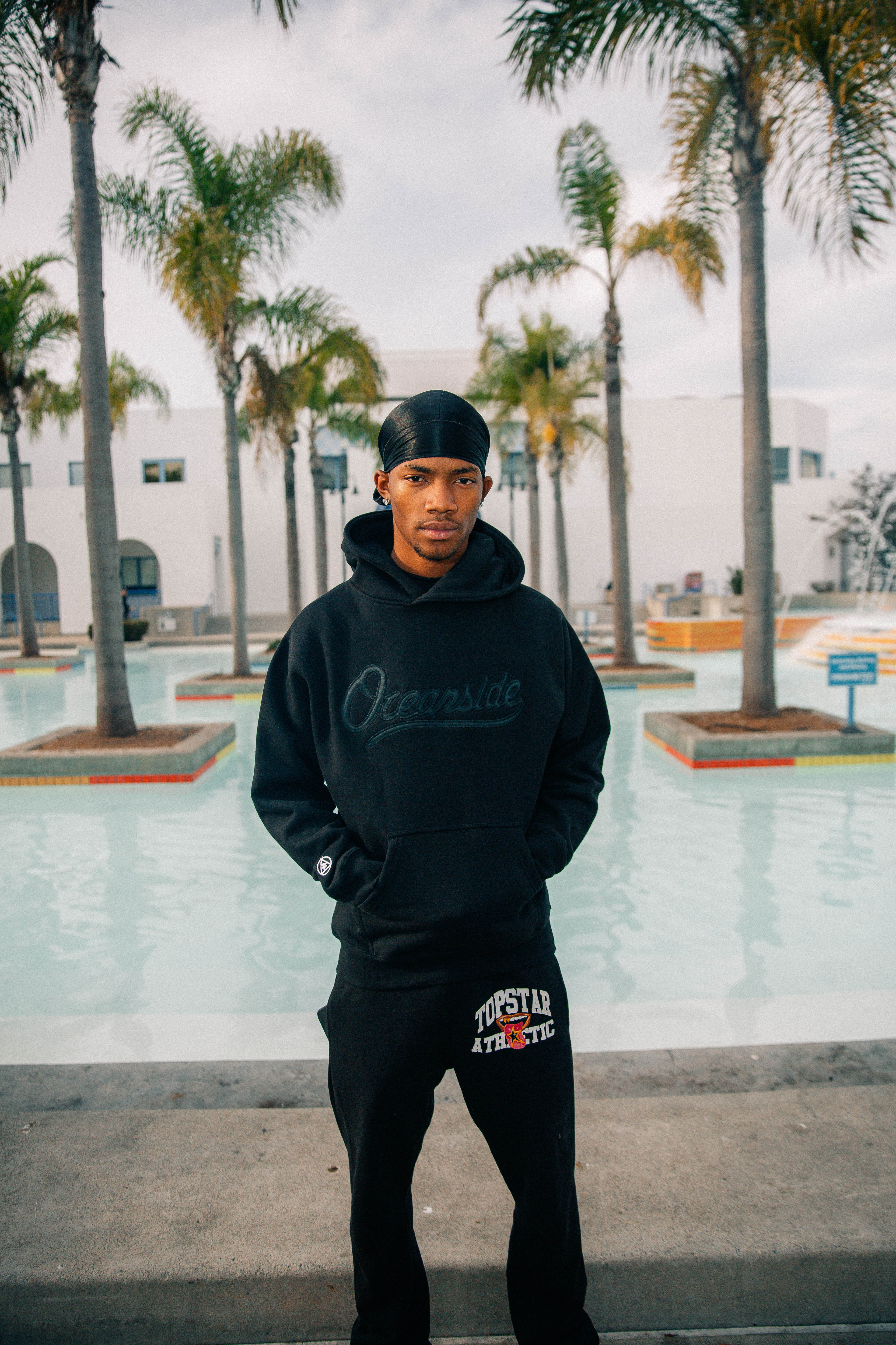 Heavyweight All Black Oceanside Classic Hoodie