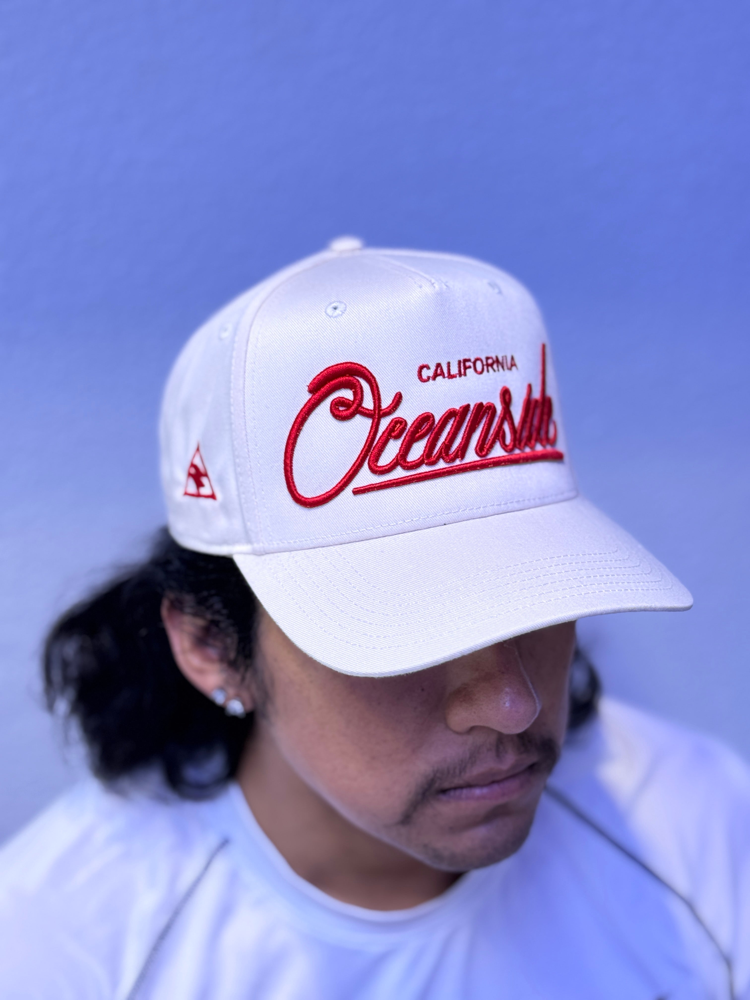 Oceanside Script (Bone & Red)