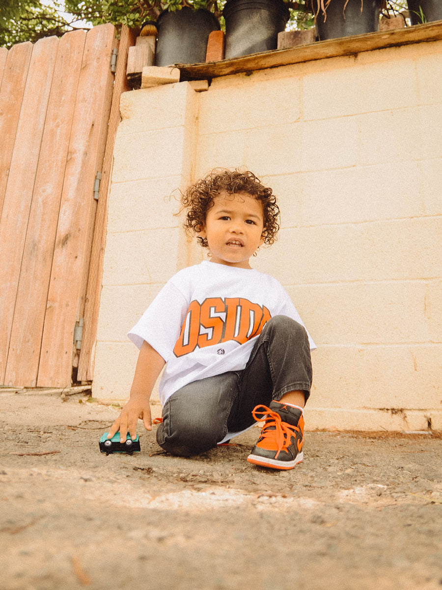 *Kids* OSIDE Goldie Tee (White)