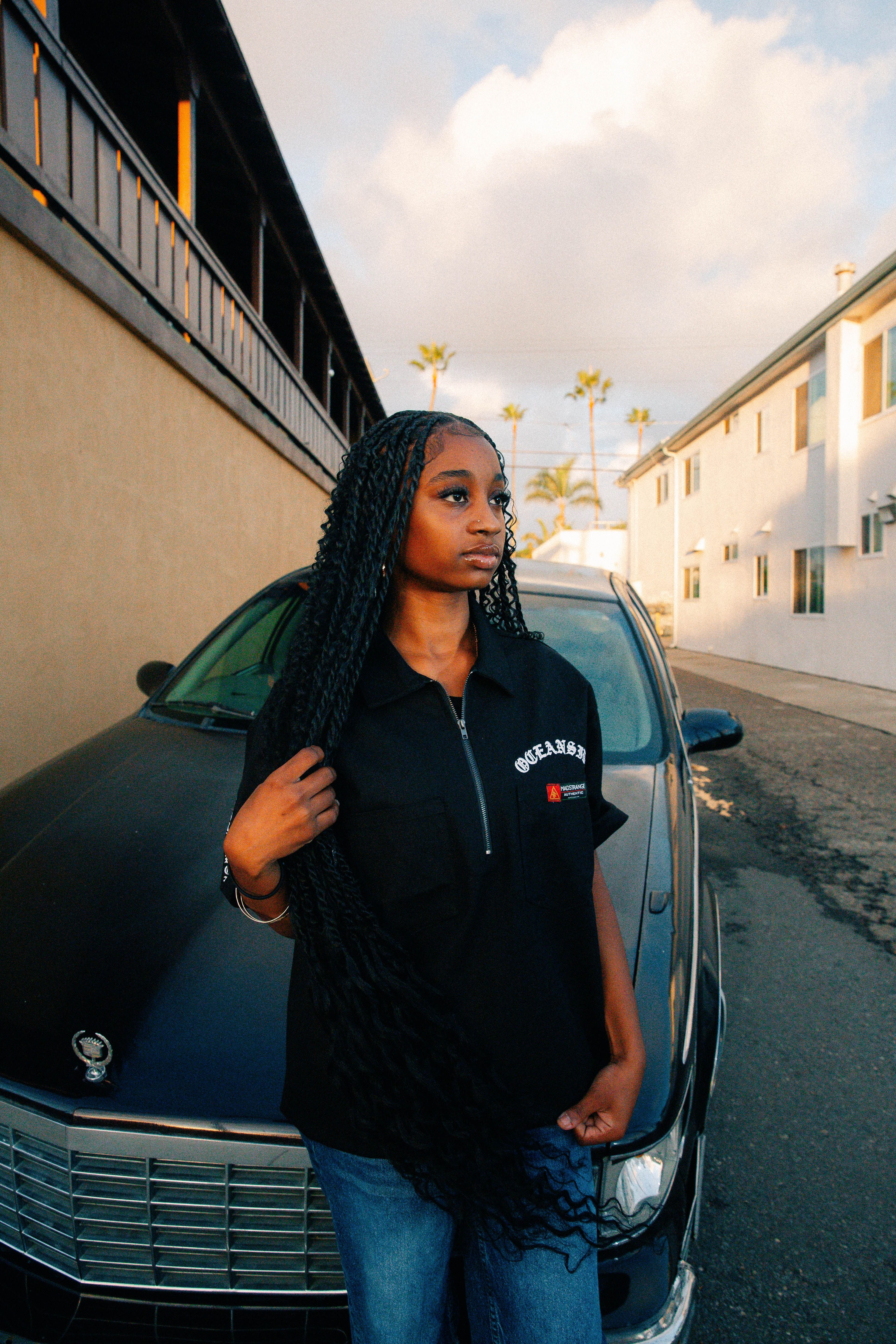 Short Sleeve work Shirt (Black)