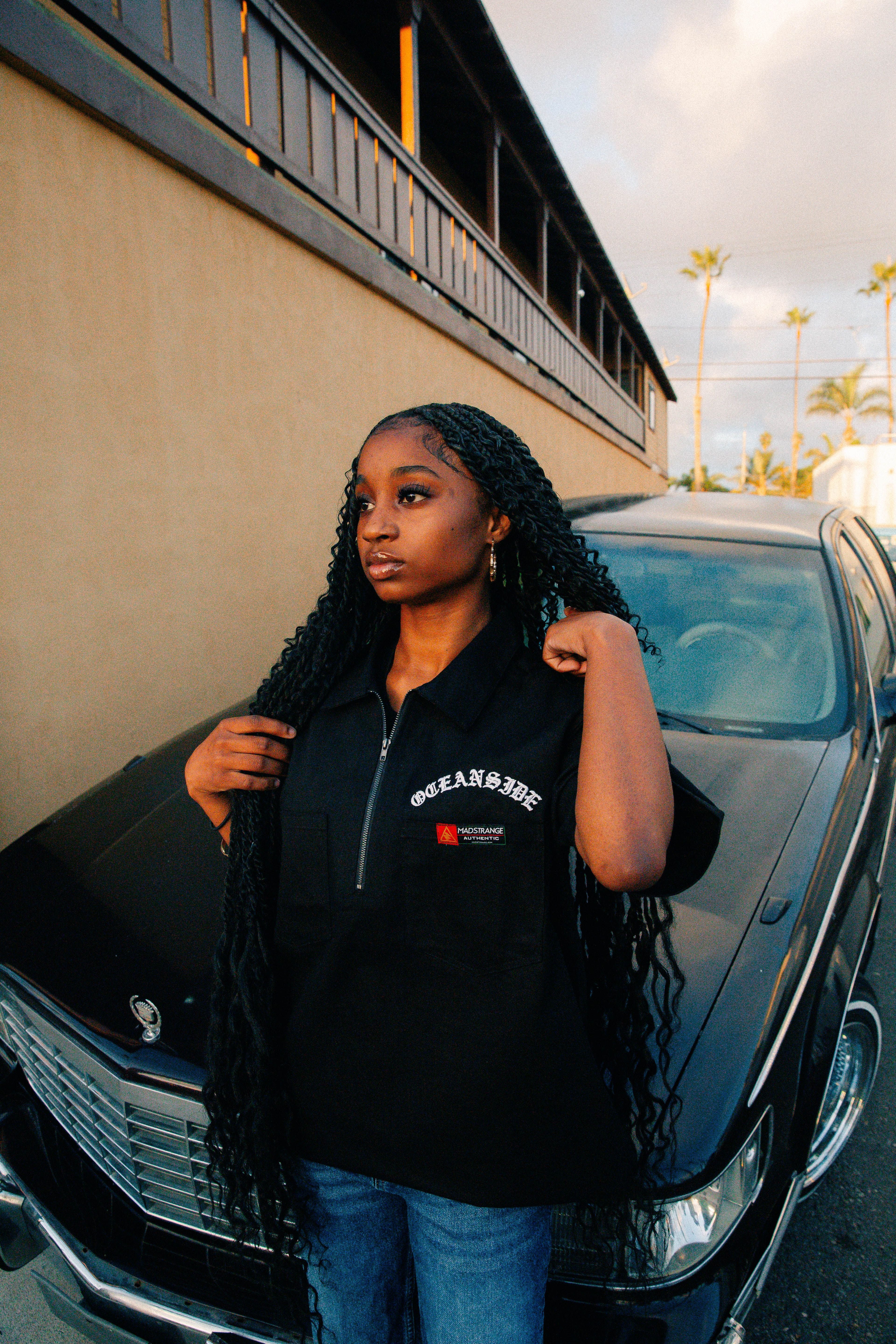 Short Sleeve work Shirt (Black)