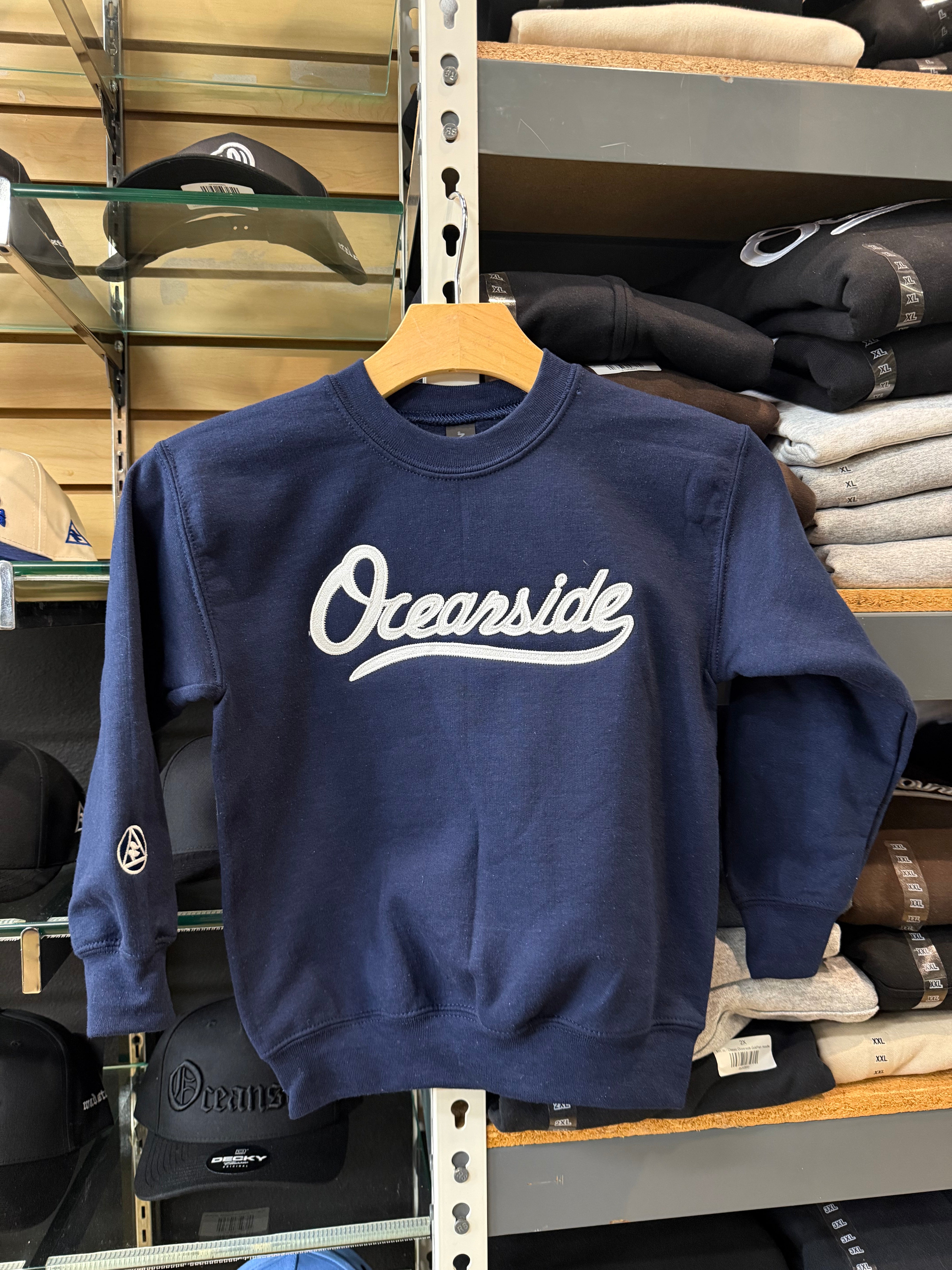 Youth Classic Crewneck (Navy)