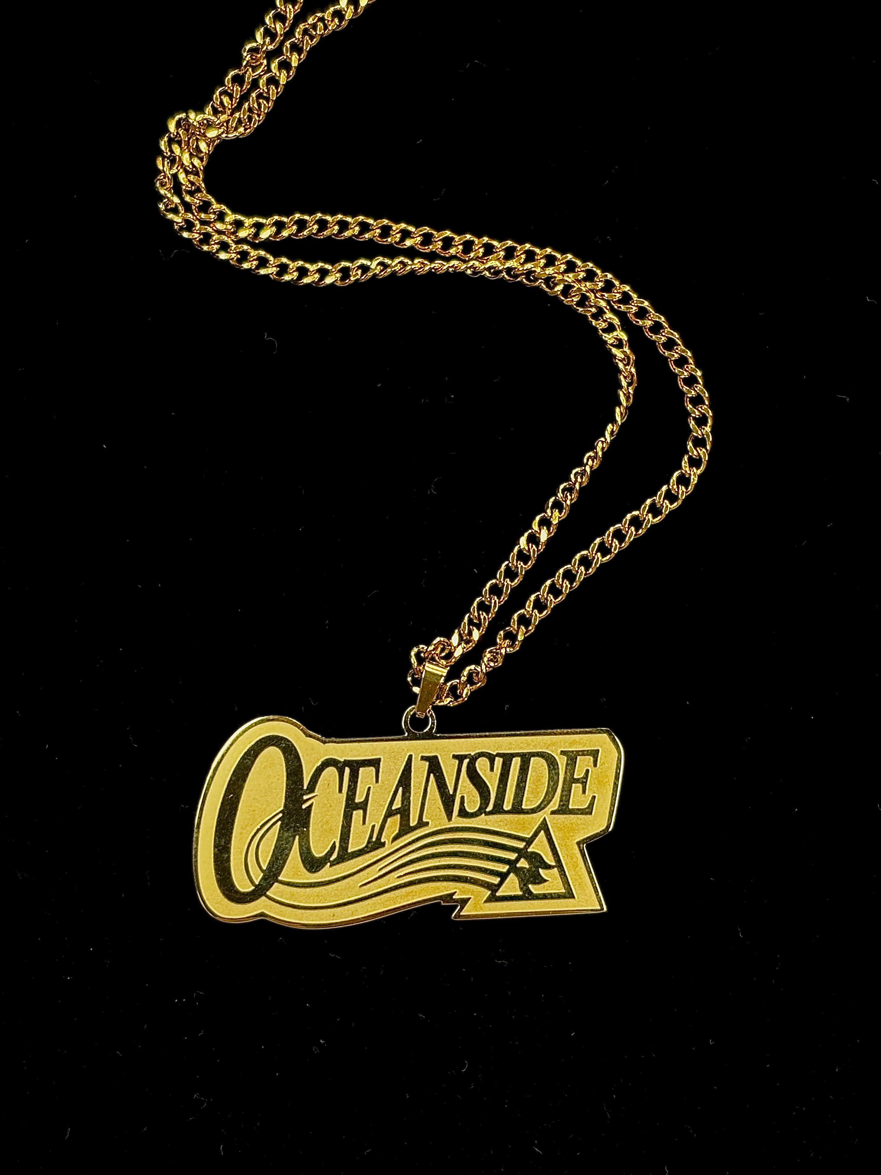 Oceanside Gold Pedant Chain