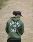 OSIDE or NO SIDE Hoodie (Military Green)
