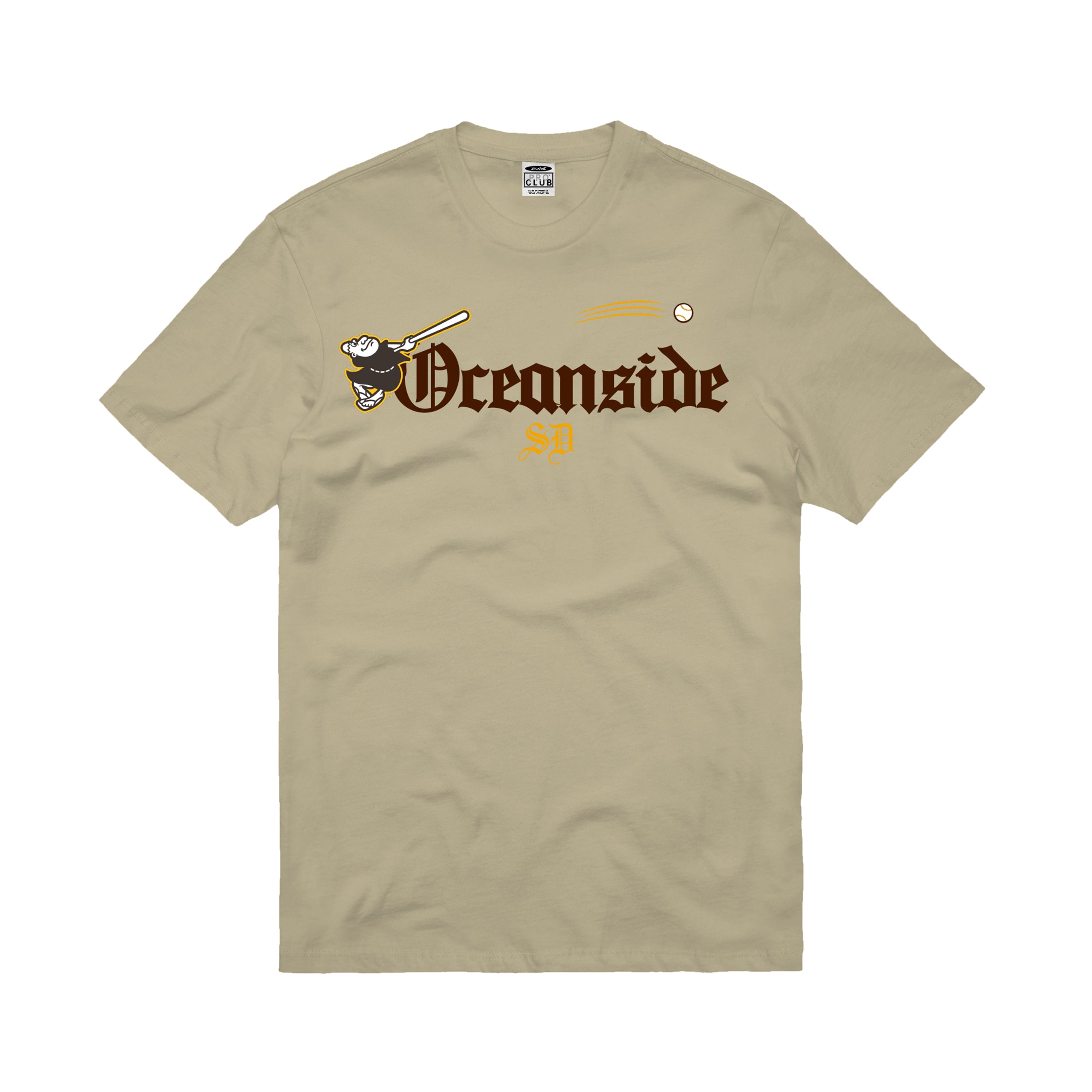 Oceanside Padres SD T-Shirt (Tan)