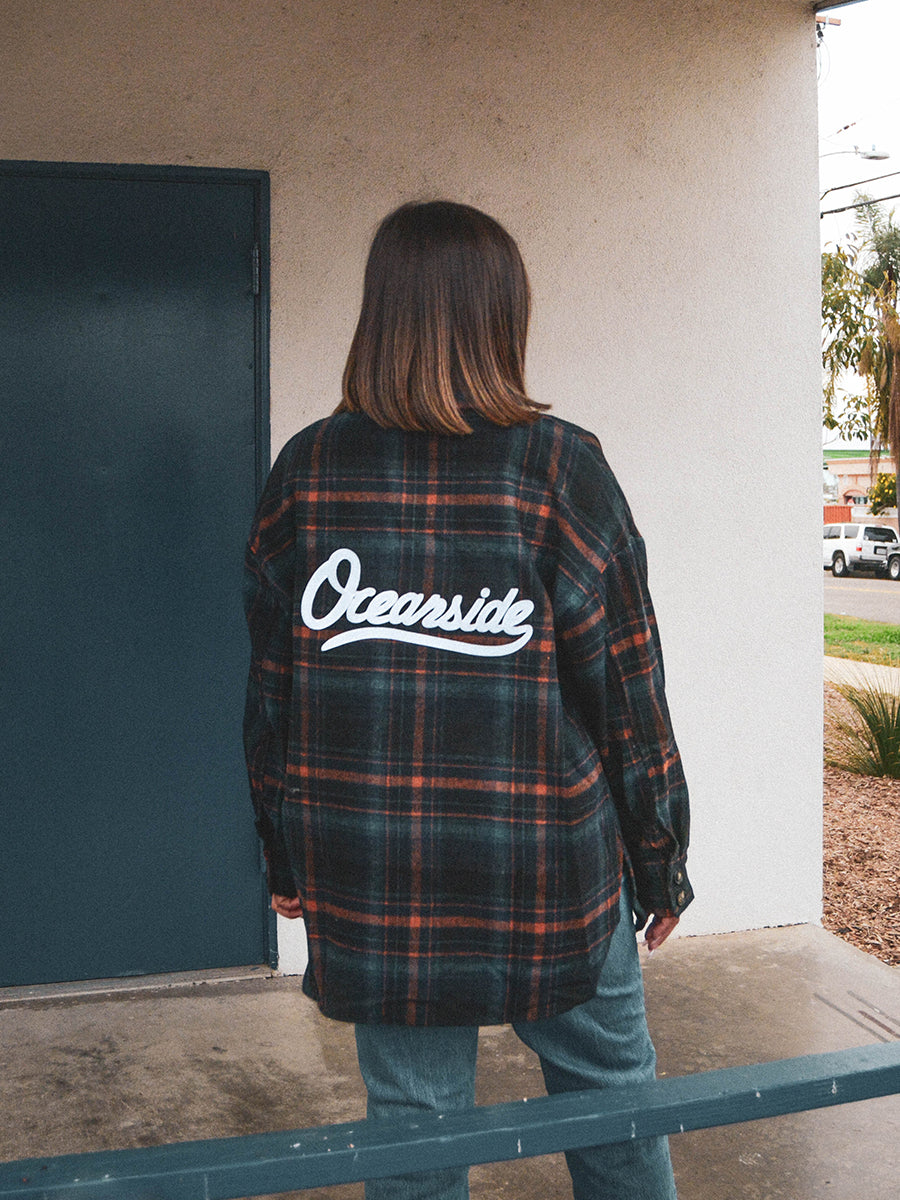 Classic Womens Flannel (Navy Pattern)