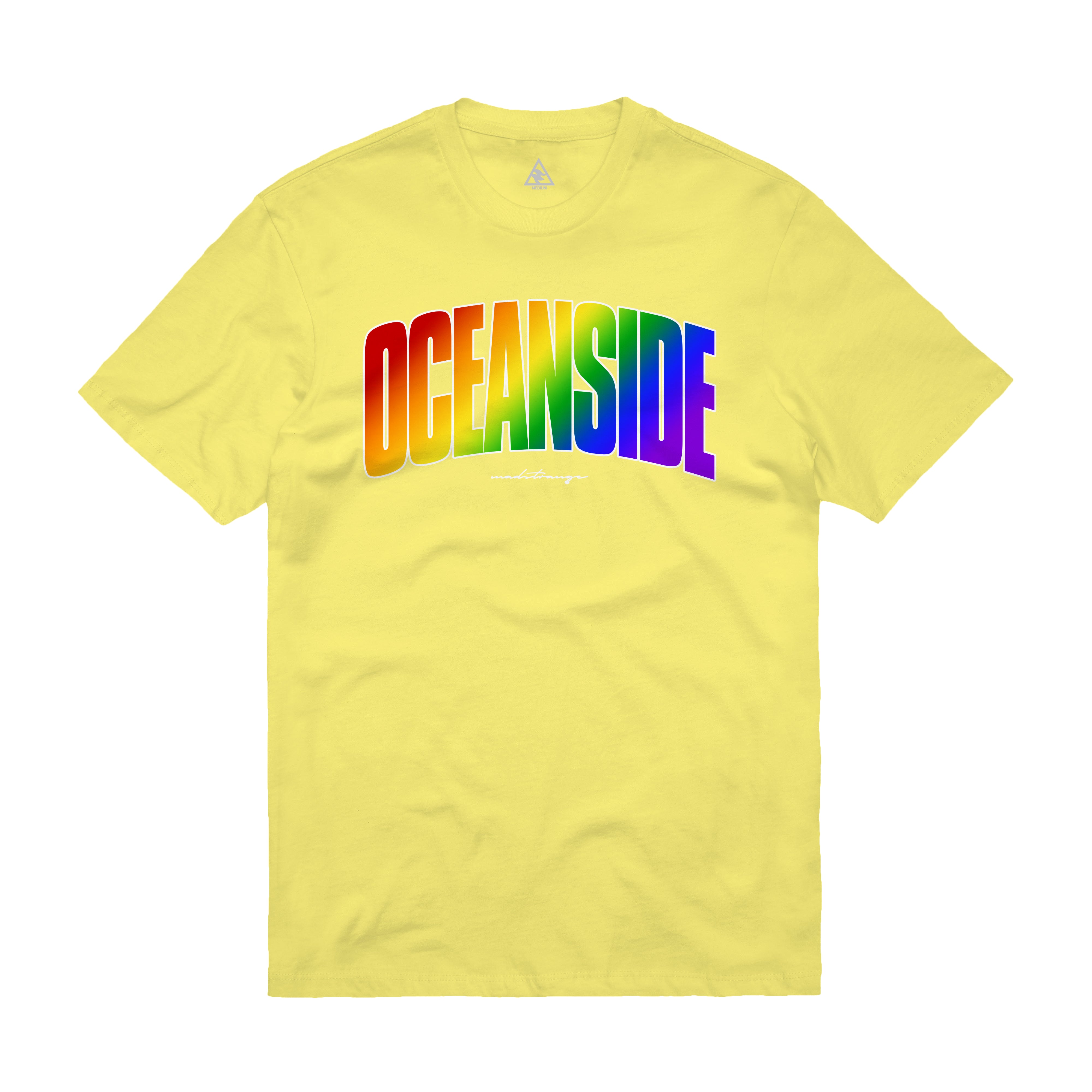 Pride Oceanside T-Shirt (Light Yellow)