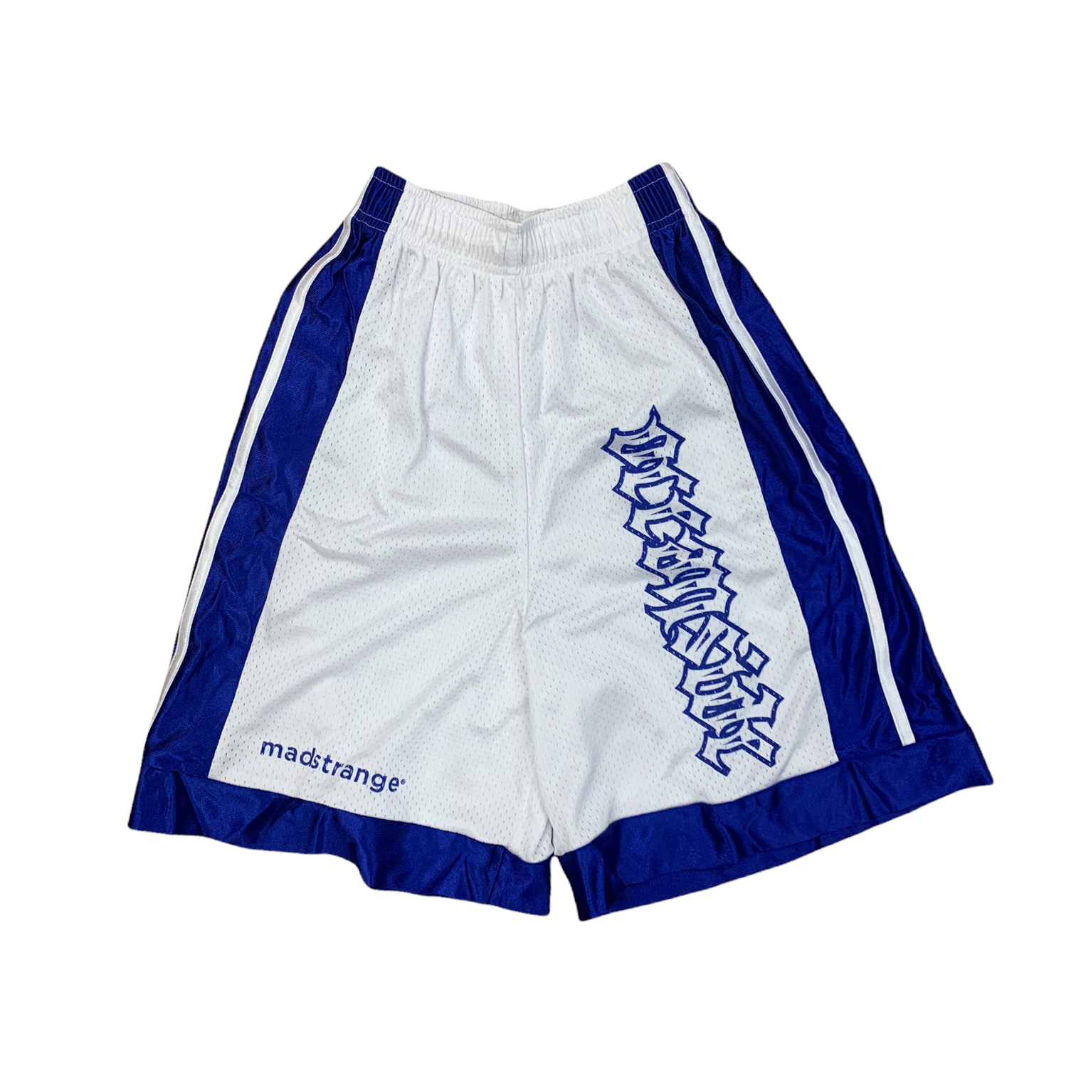Spike Shorts (White/Blue)