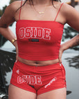 Oside Cami & Shorts Set (Red)