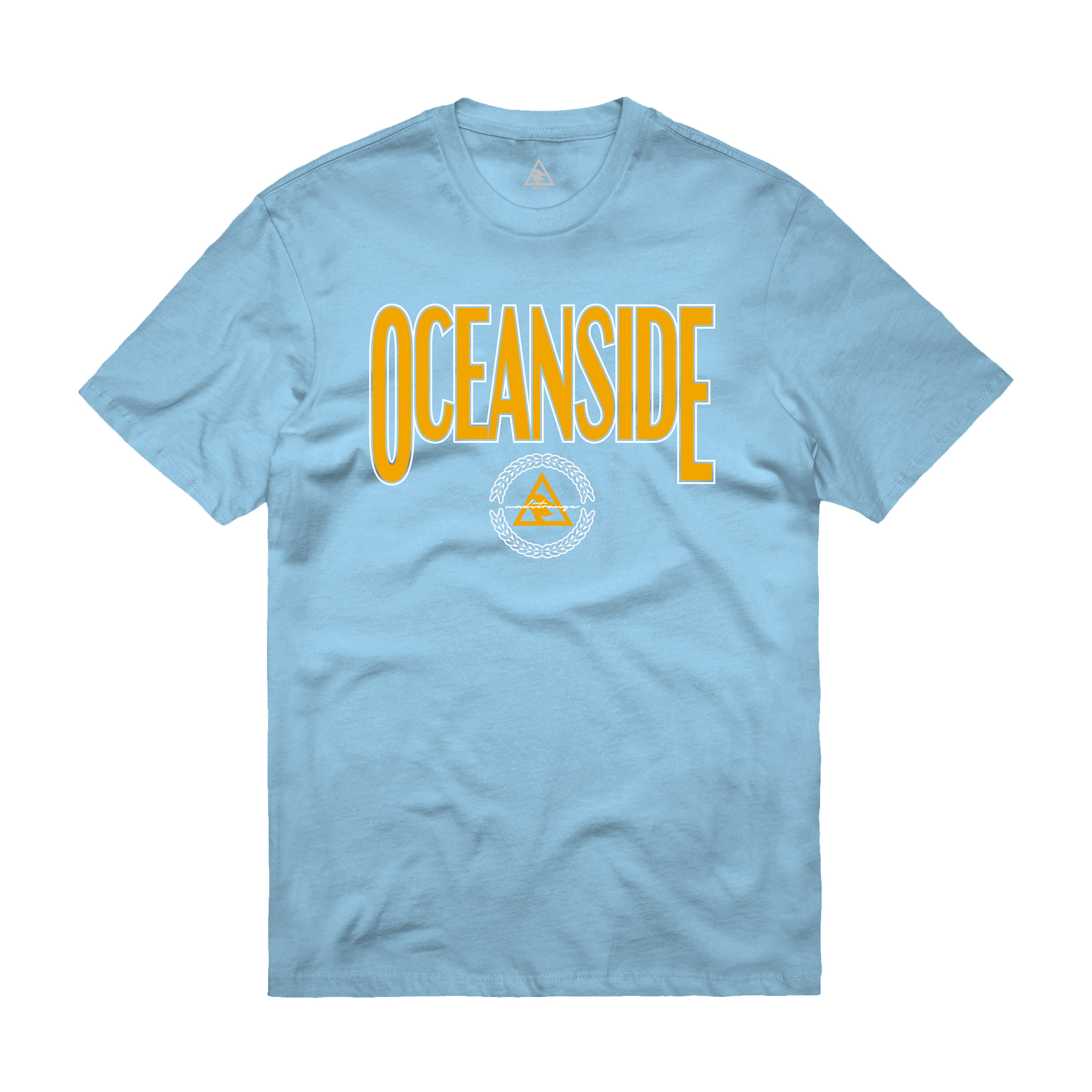 Oceanside Greek T-Shirt (Light Blue)