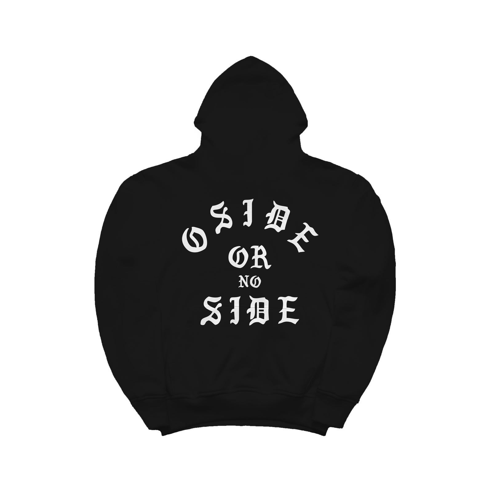 OSIDE or NO SIDE Hoodie (Black)