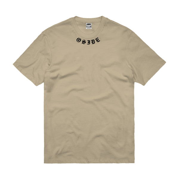 Oside Collar ProClub T-Shirt (Sand) – MadStrange