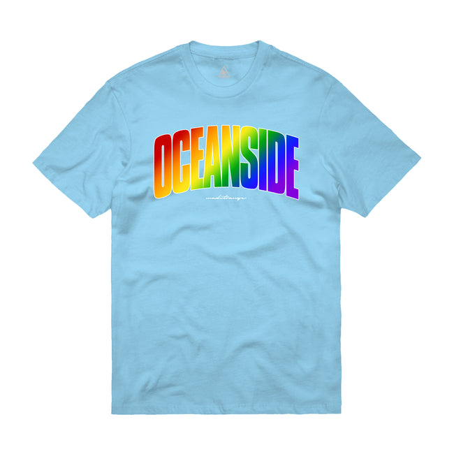 Pride Oceanside T-Shirt (Light Blue)