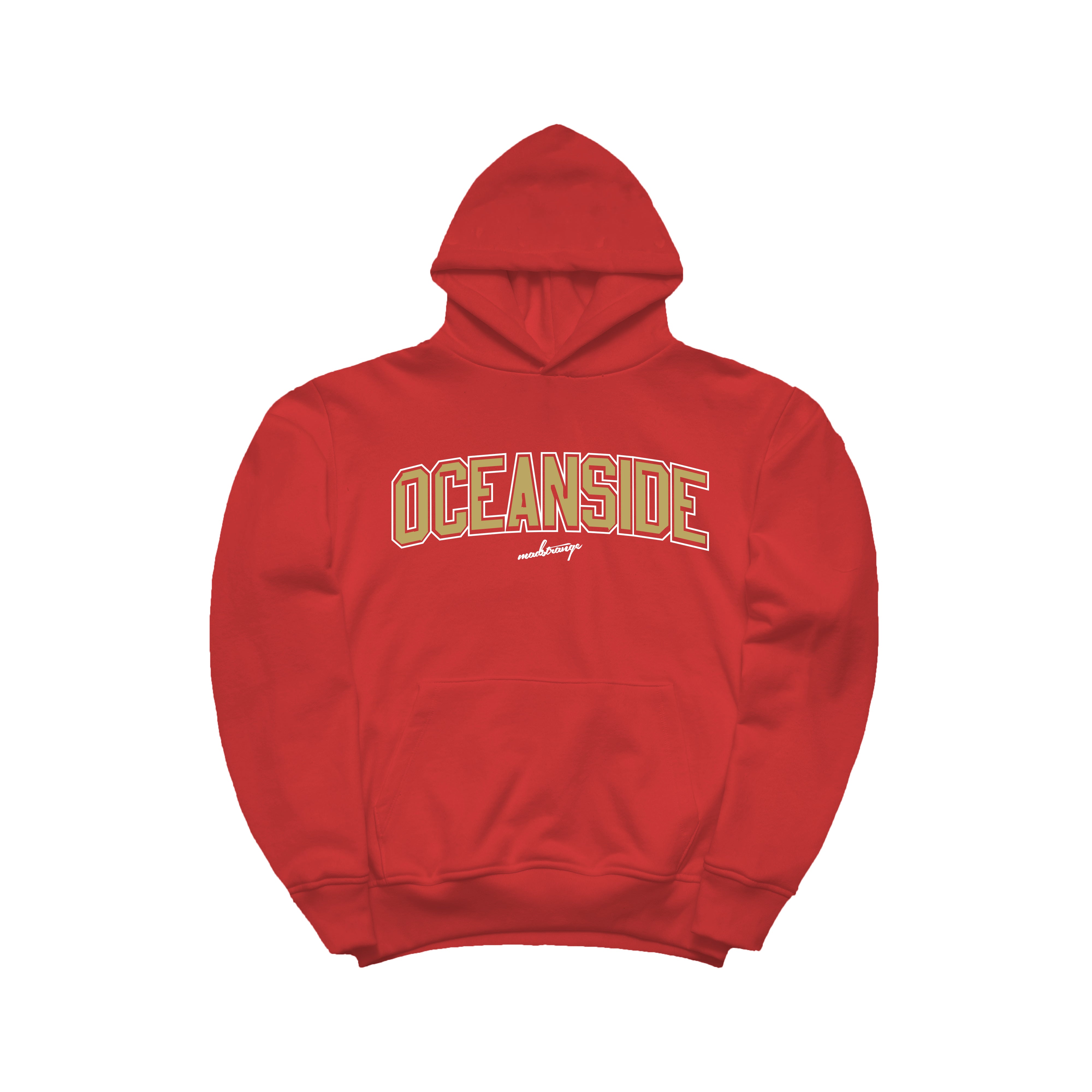 Oceanside Athletica Hoodie (Red)